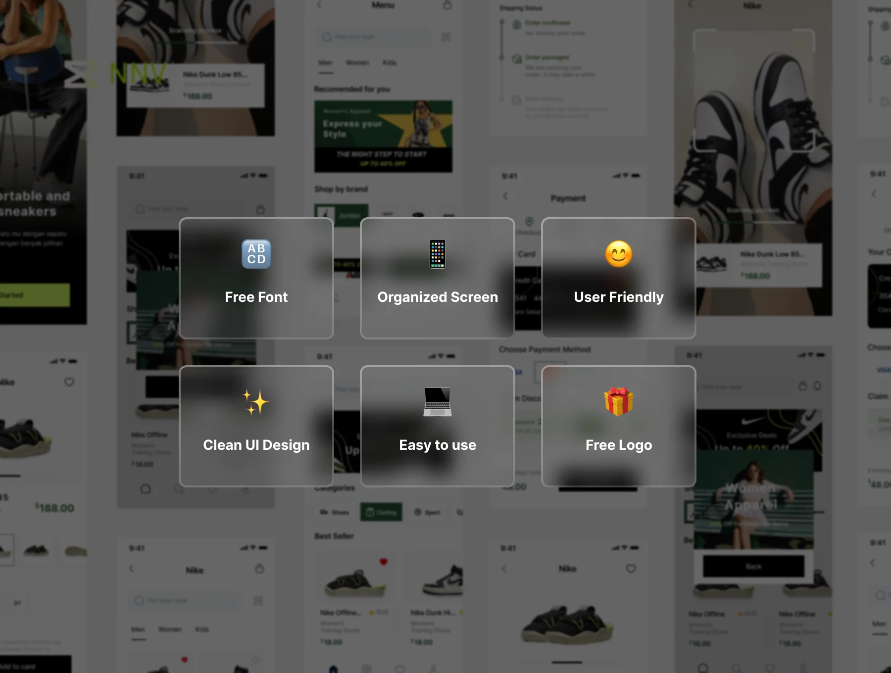 NNV - Shoes Store UI KIT👟 3