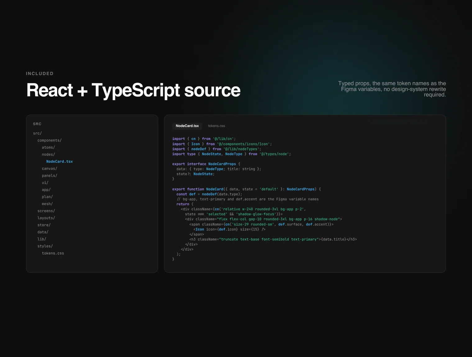 Node-based AI system UI kit 7