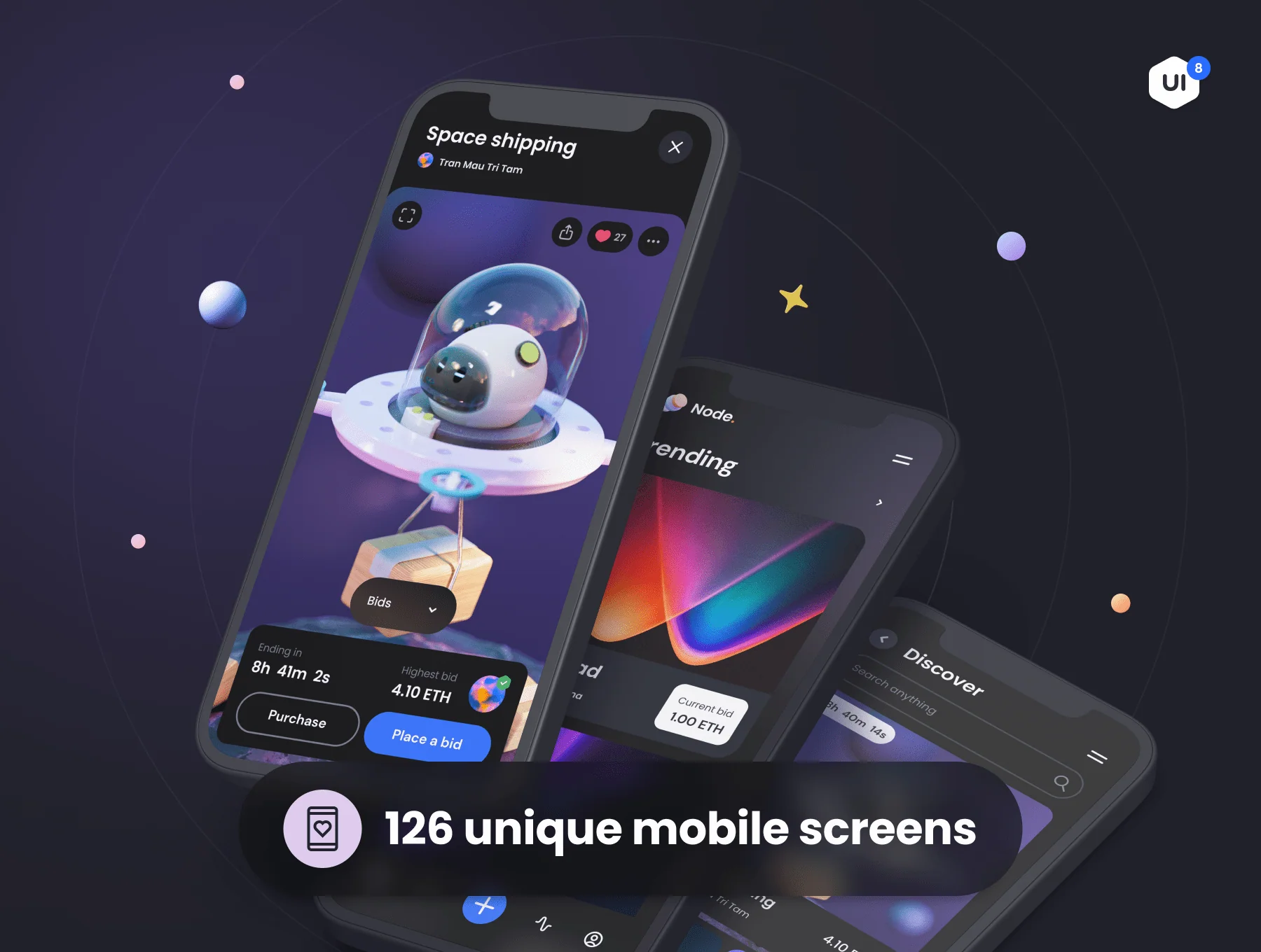 Node – Crypto NFT iOS UI Kit 2