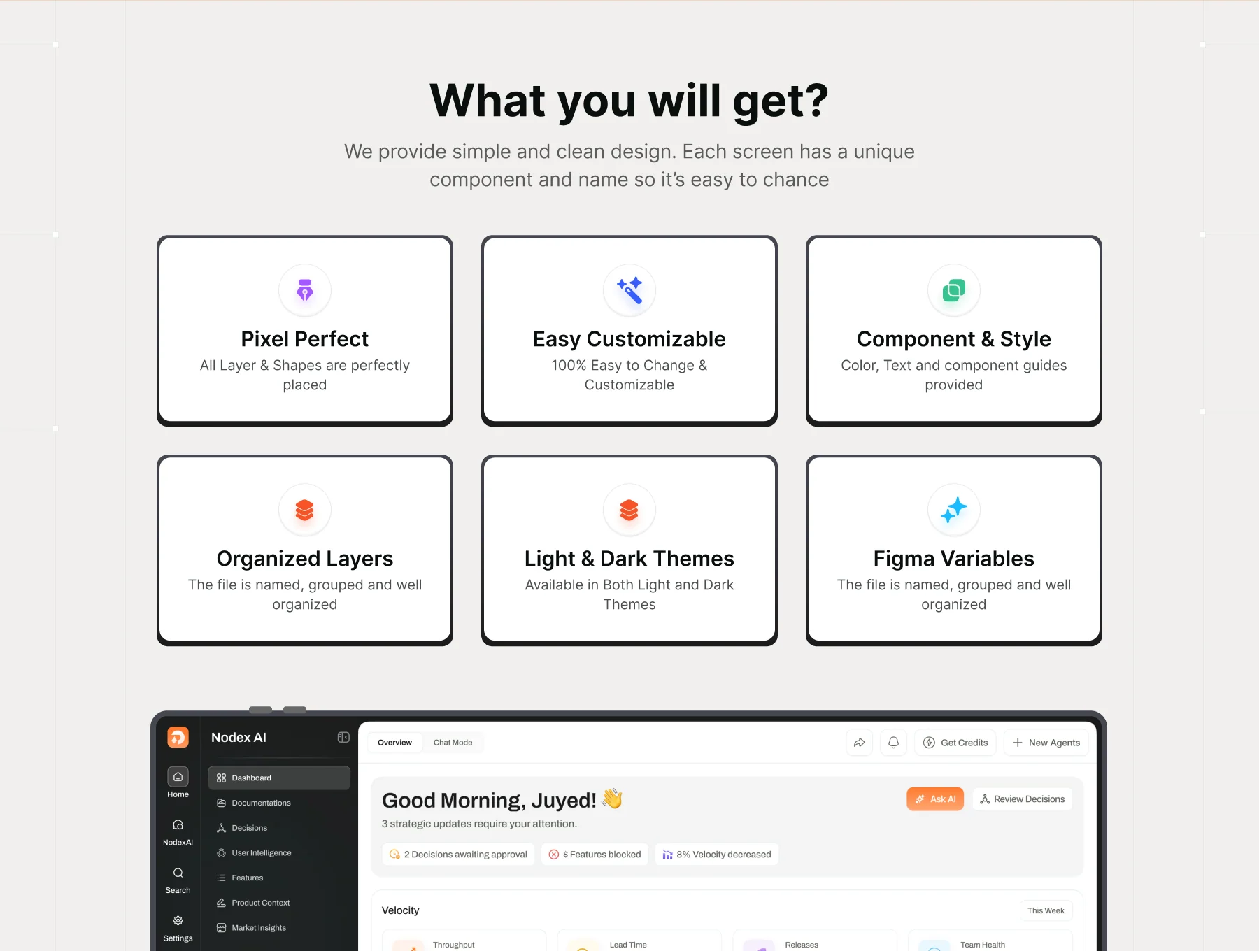 NodeX – AI Product Management Dashboard UI Kit 2