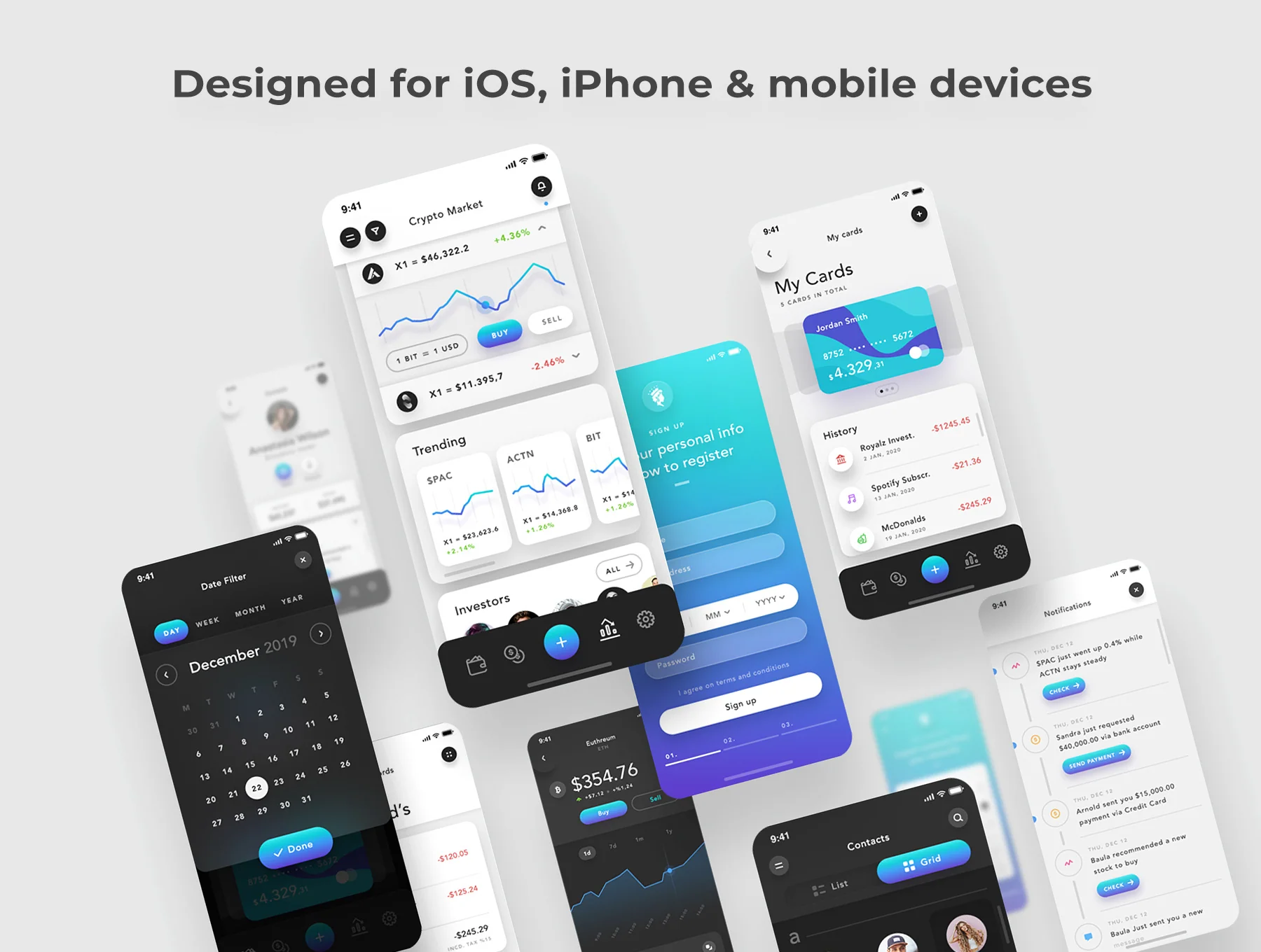 Noelle - Crypto Wallet UI Kit 2