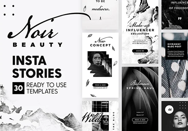 Noir Beauty Insta Stories