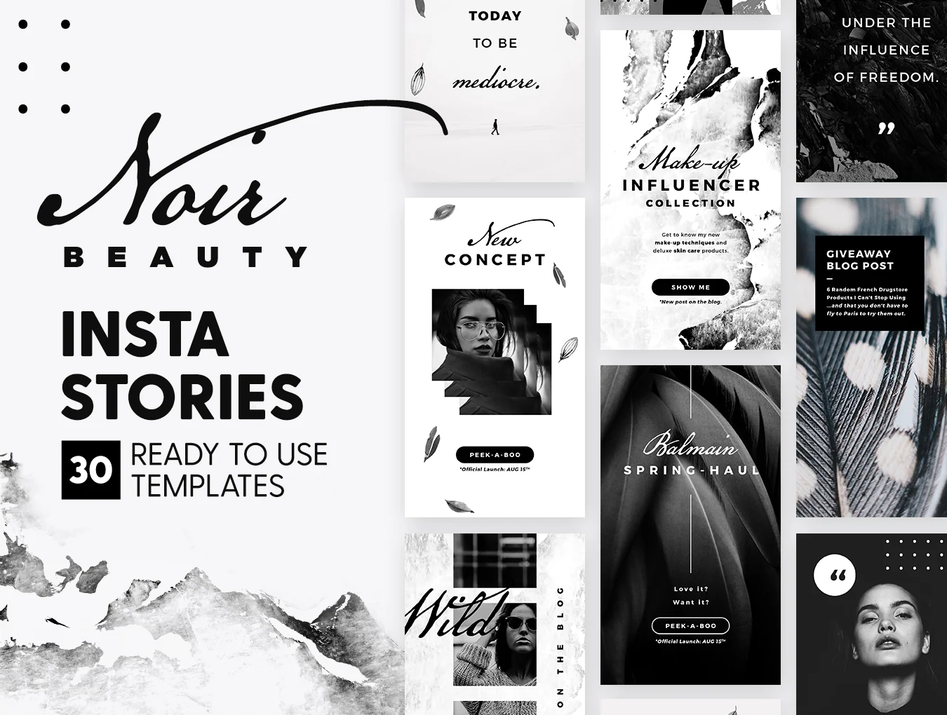Noir Beauty Insta Stories