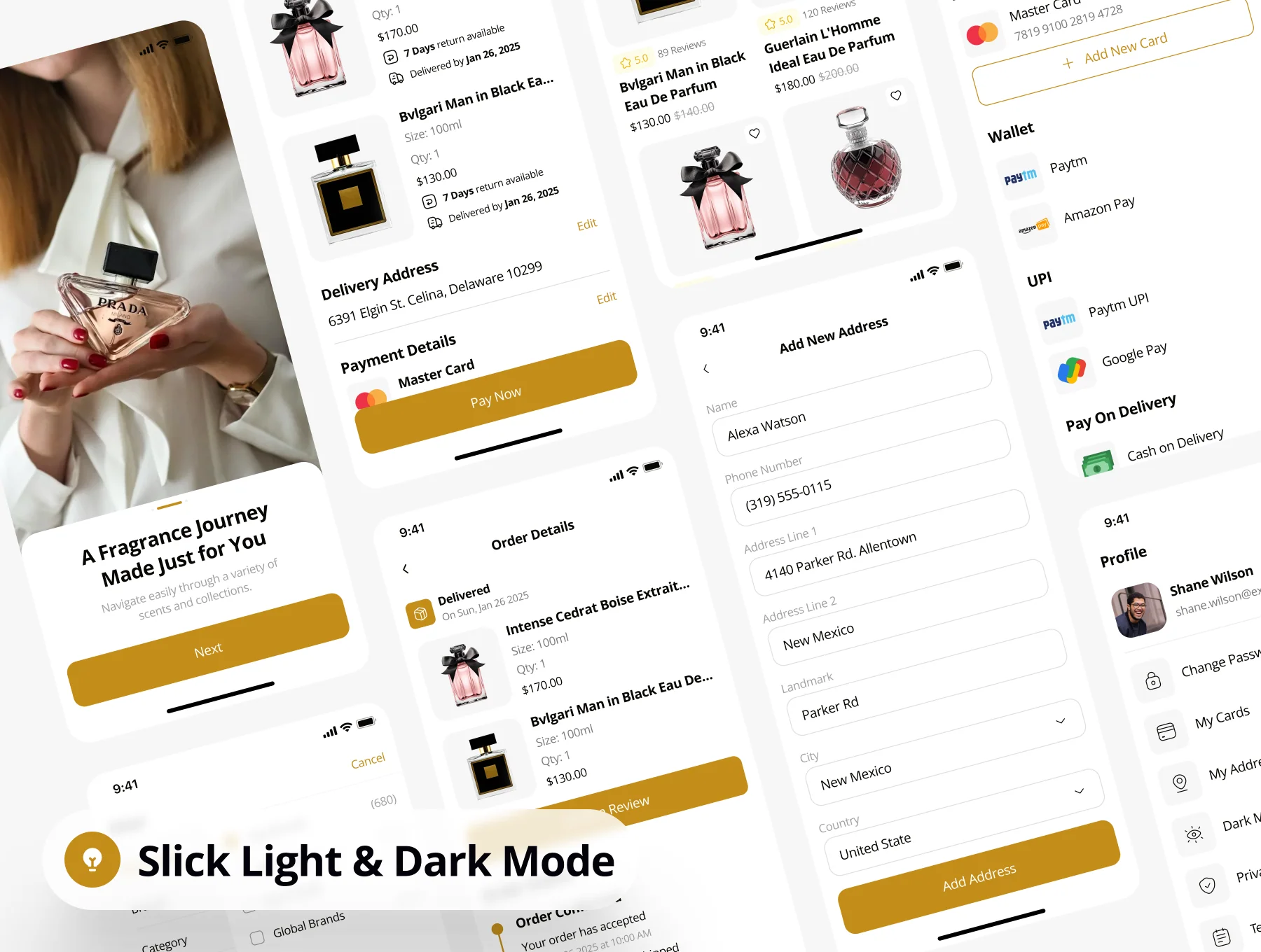 Noire - Perfume Shop App UI Kit 5