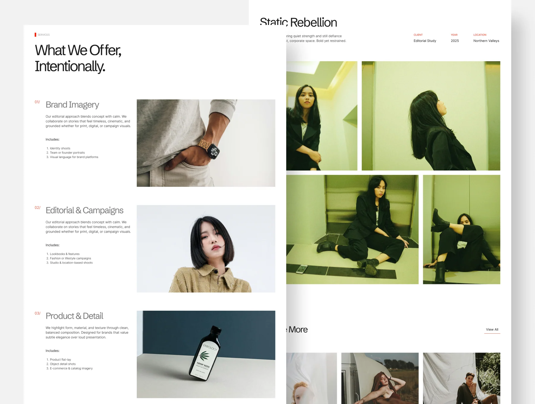 Noirve - Photography Agency Framer Template