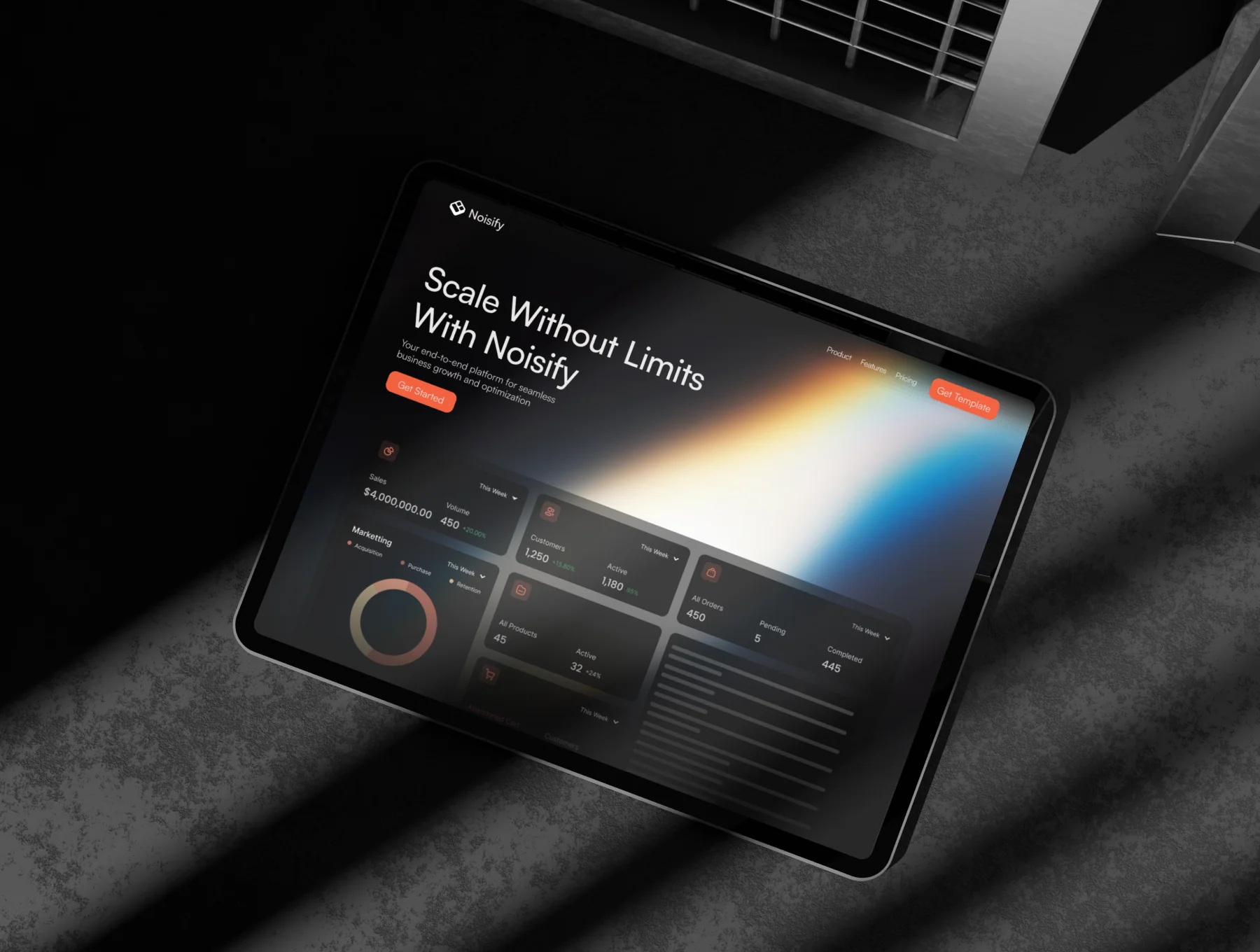Noisify SaaS Framer Landing Page 2