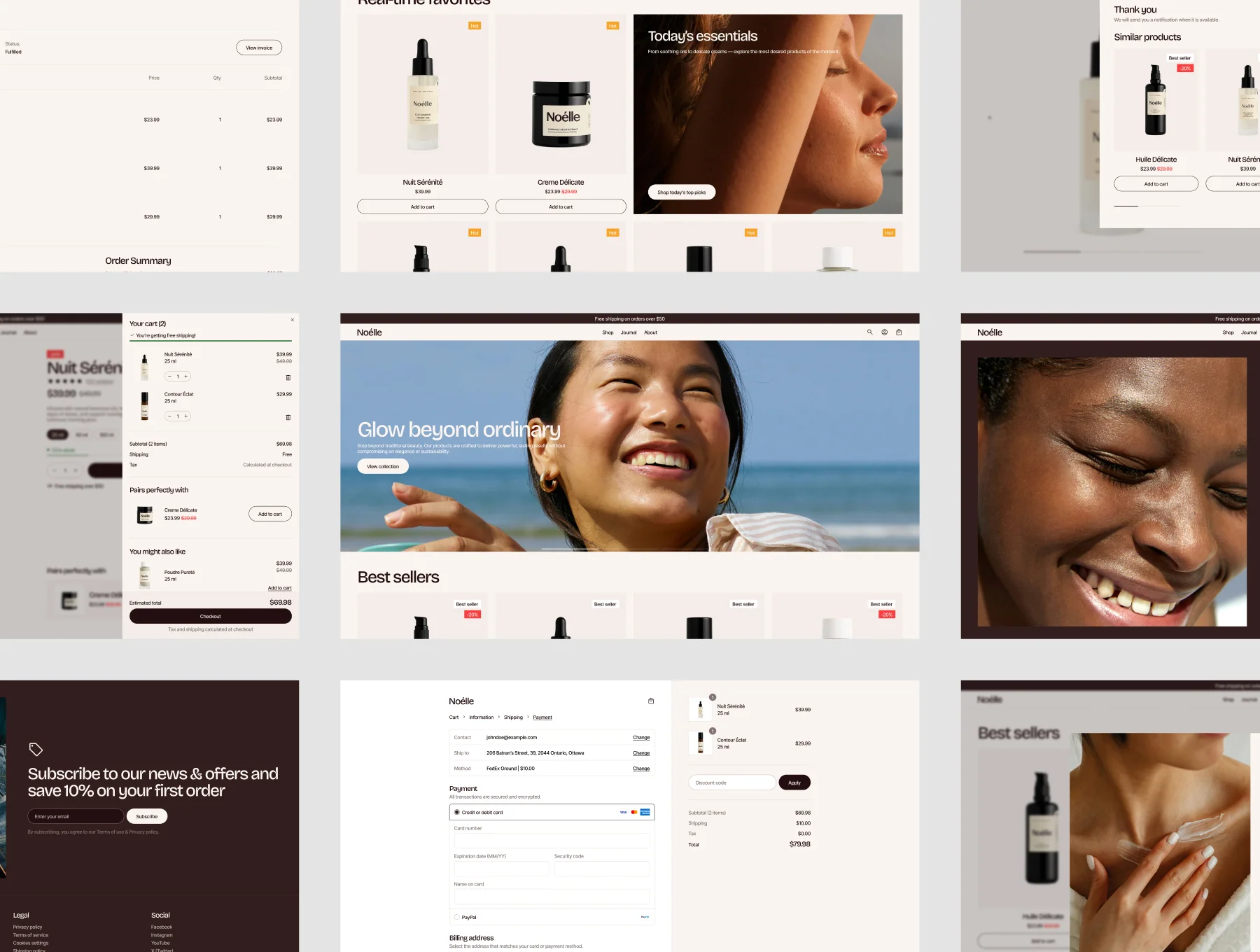 Noélle Shopify Store E-Commerce Template 2