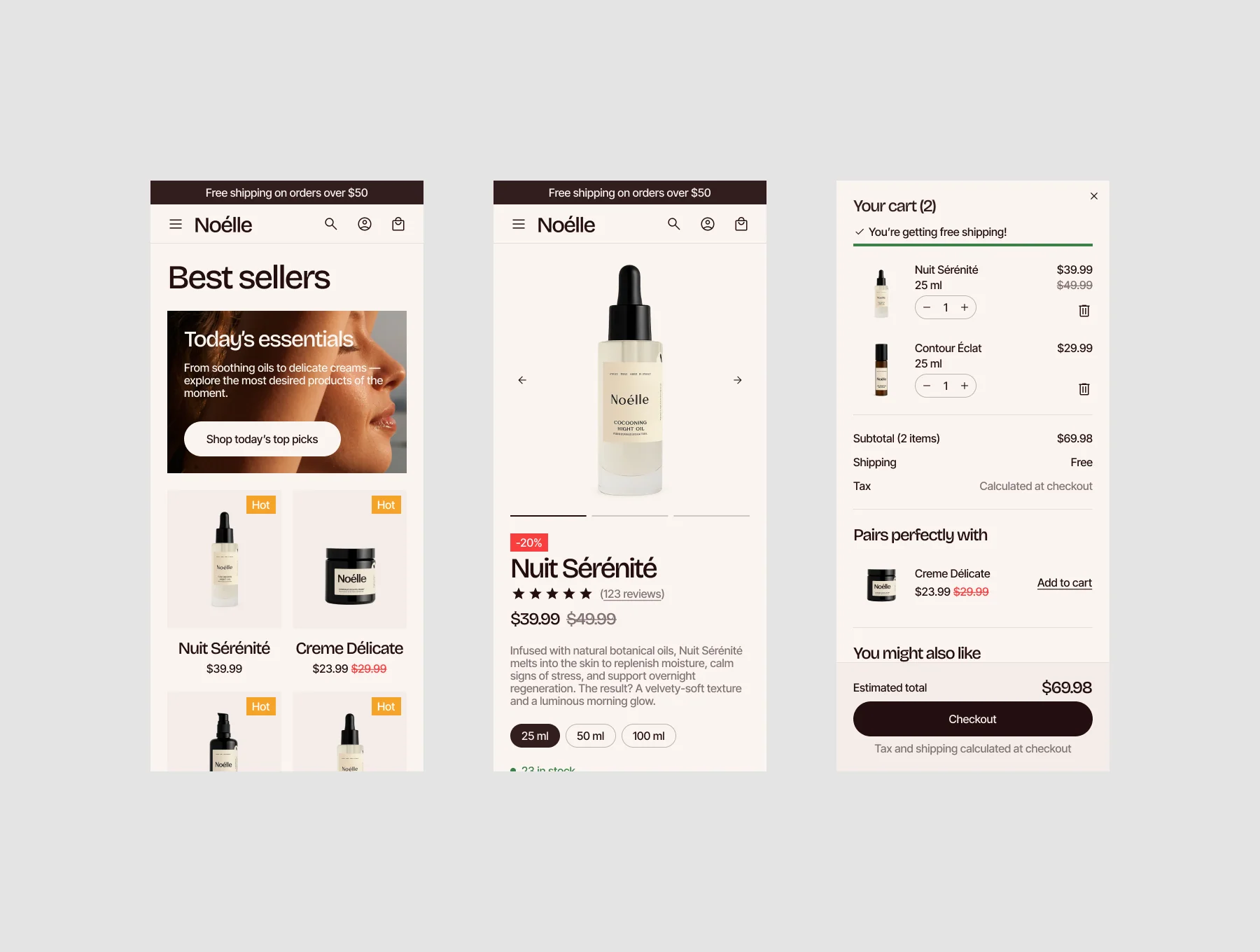 Noélle Shopify Store E-Commerce Template 4