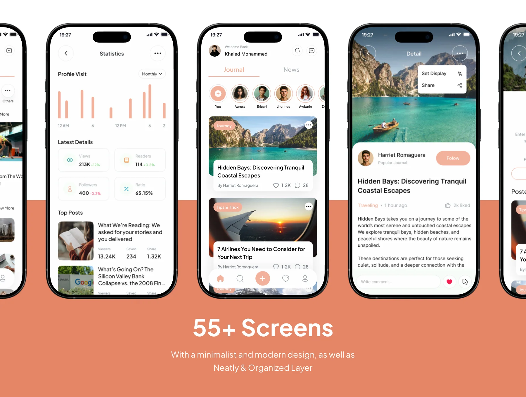 Nomady - Travel Blogger & News Premium UI KIts App 4