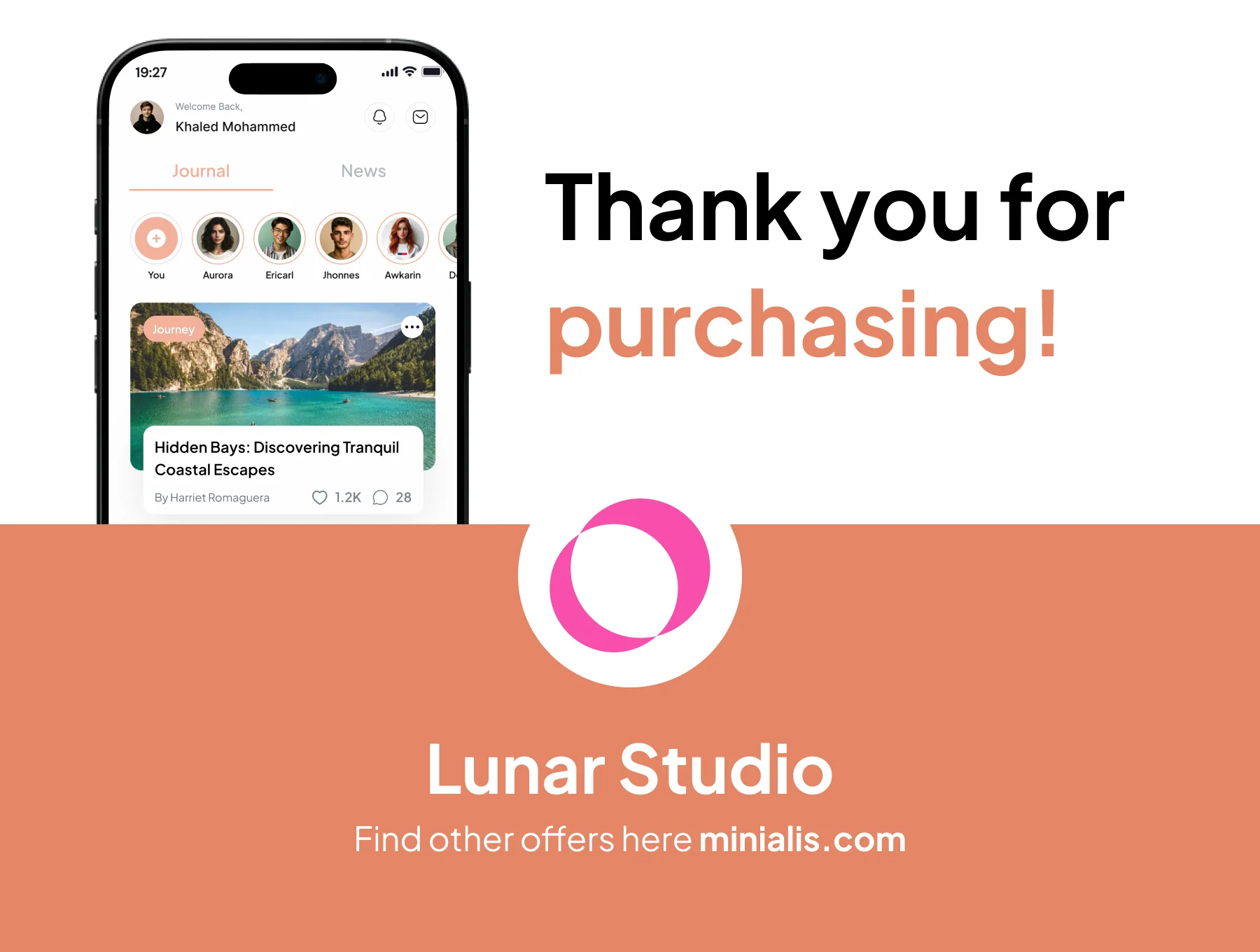 Nomady - Travel Blogger & News Premium UI KIts App 6