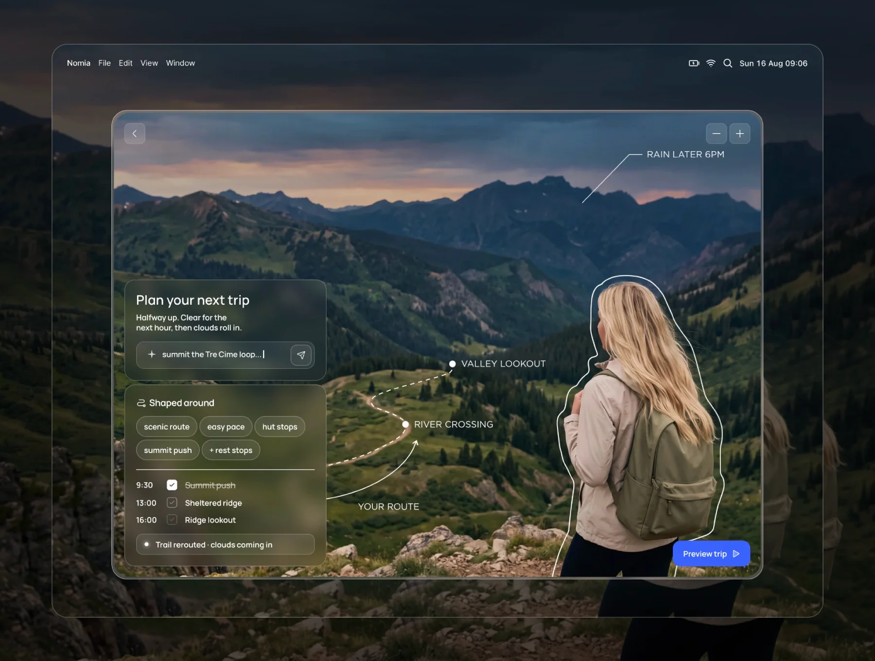 Nomia — AI Travel & App Startup Template 4