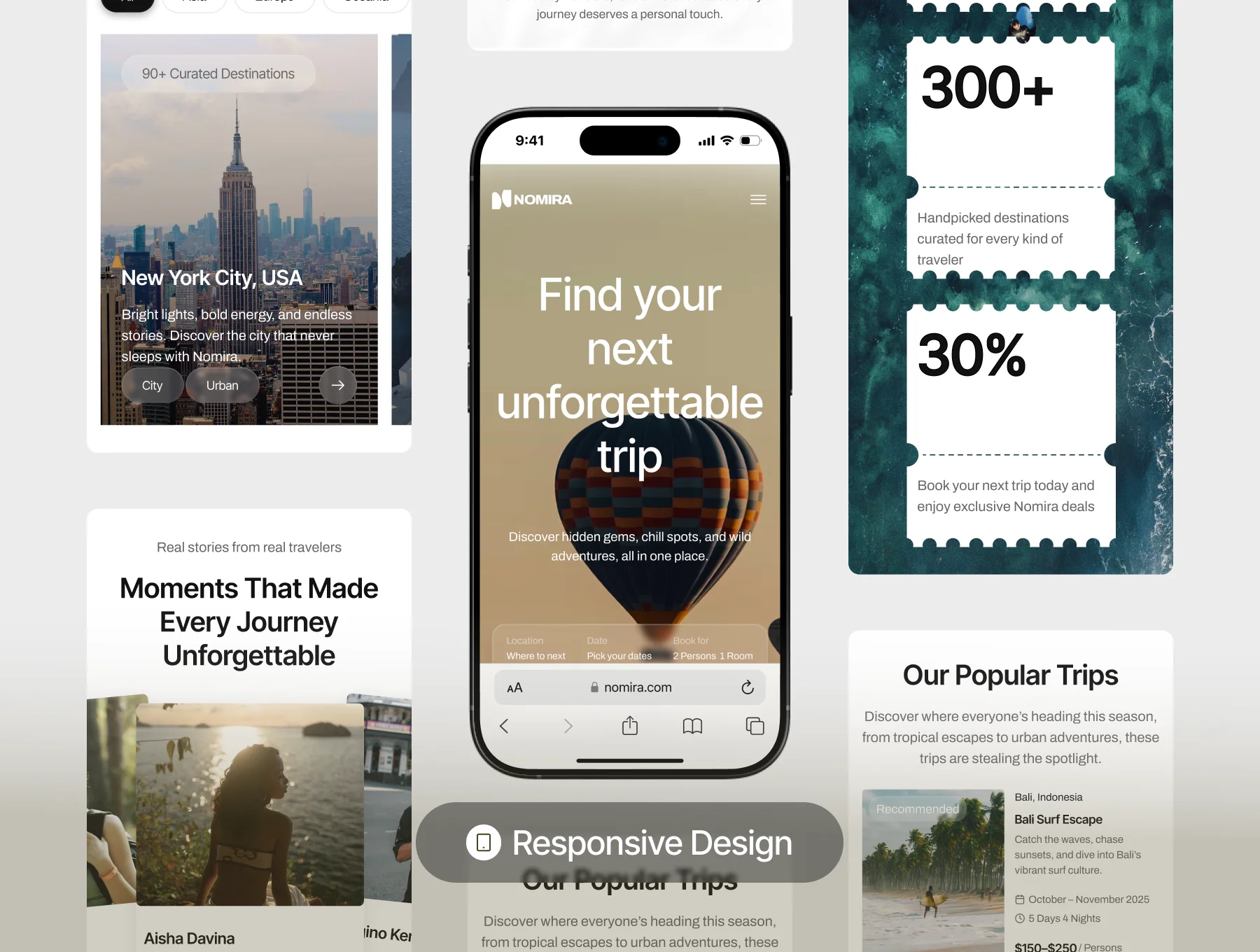 Nomira - Travel Website 3