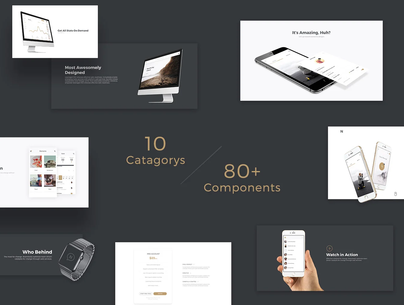Noon UI Kit App Landing 3
