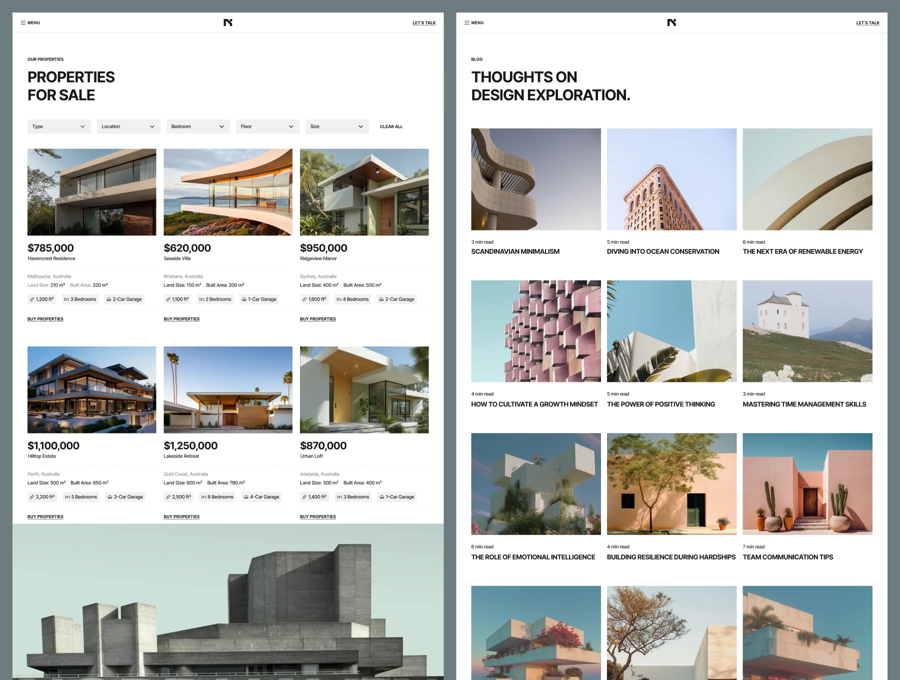 Nordhaven - Retail & E-Commerce Website 2