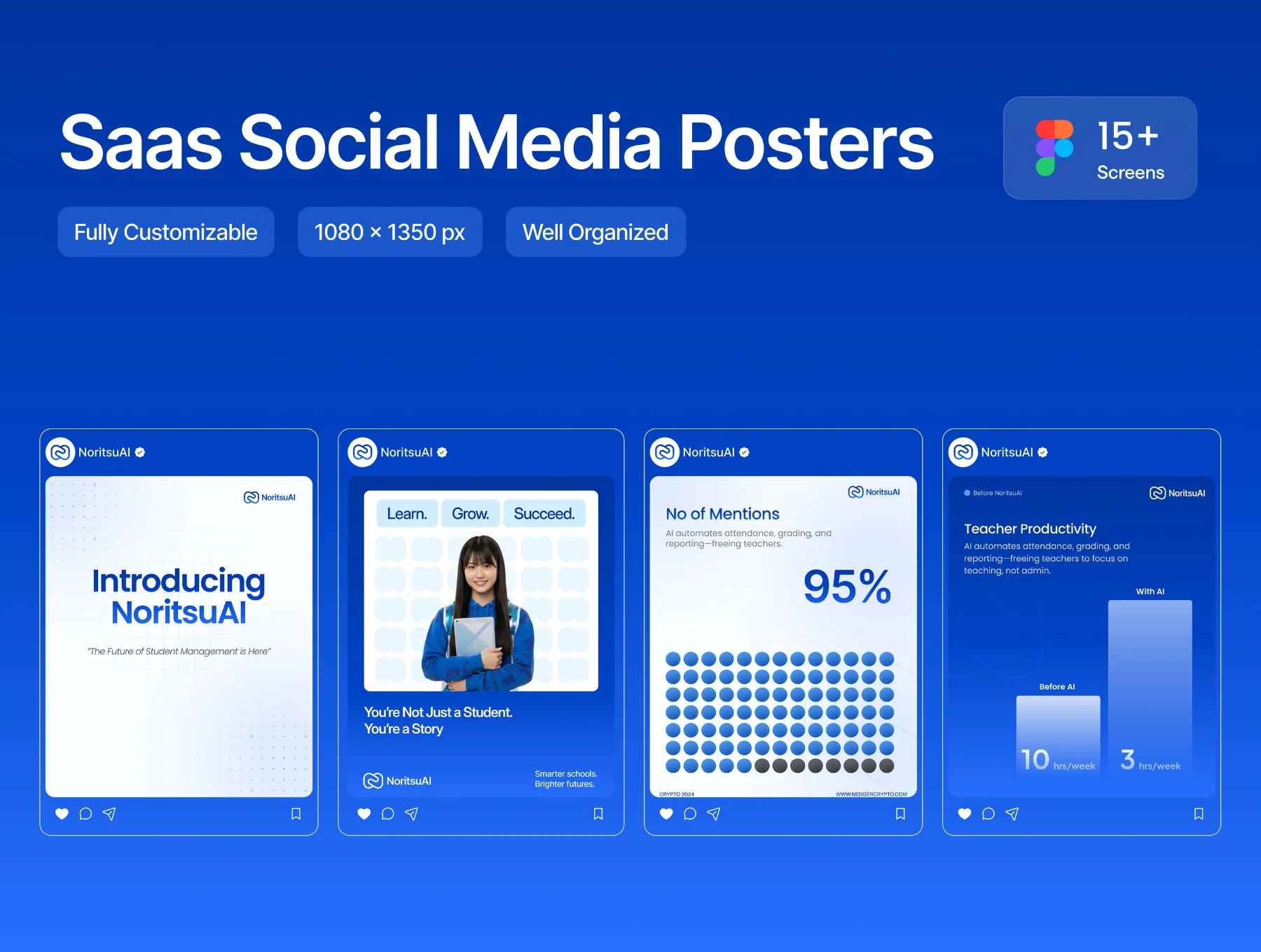 NoritsuAI - Saas Social Media Poster