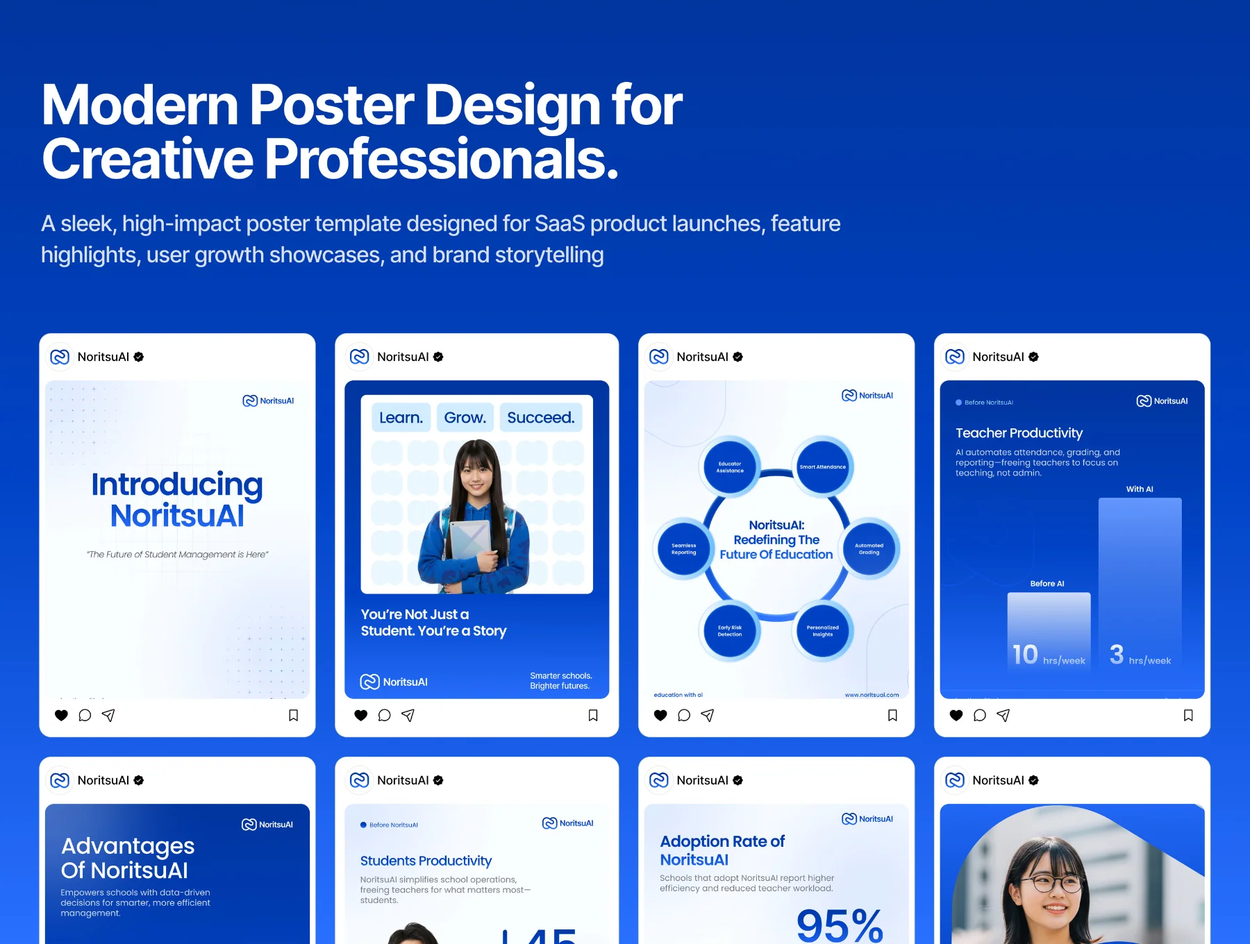 NoritsuAI - Saas Social Media Poster 2