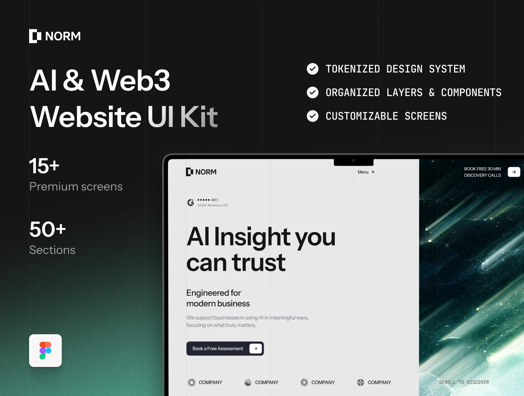 Norm - AI & Web3 Website UI Kit