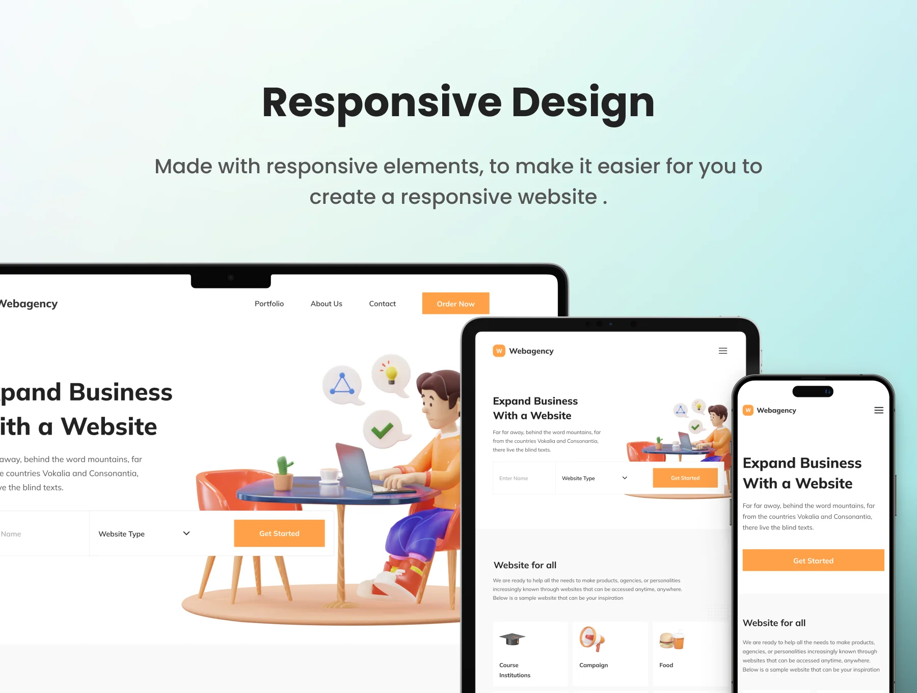 Normaland 2.3 Commercial Landing Page Template 6