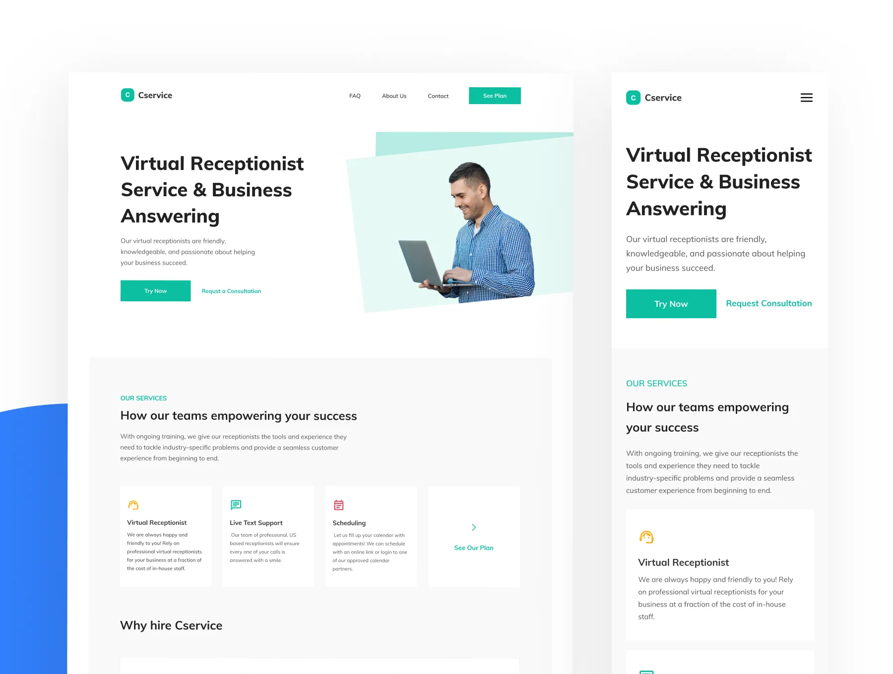 Normaland Responsive Landing Page UI Kit 8