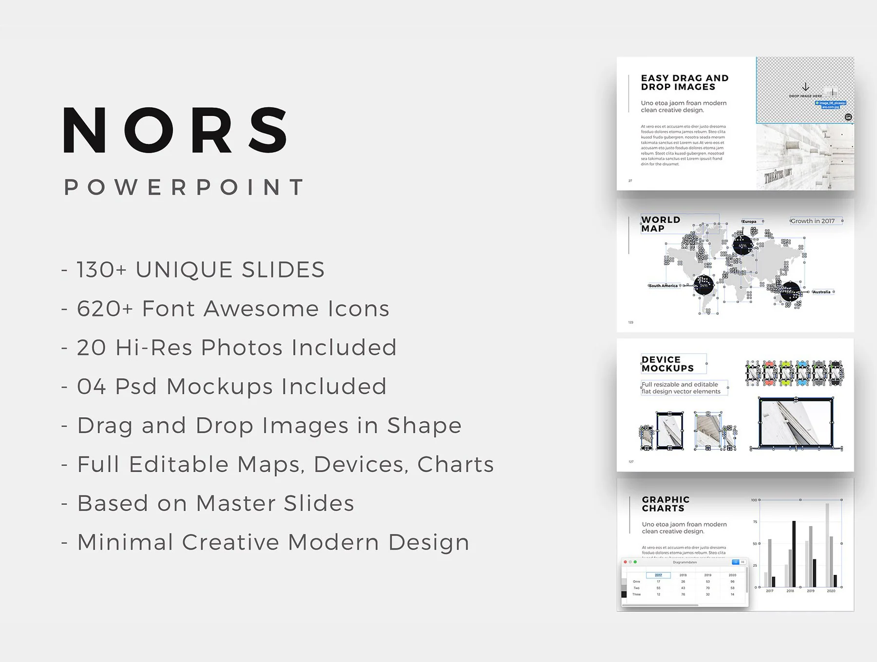 NORS - Powerpoint Template + Big Bonus 3