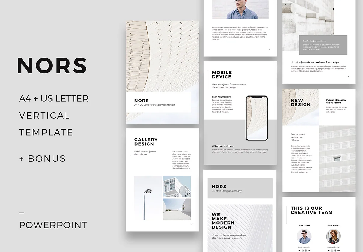NORS - Vertical Powerpoint + 20 Photos