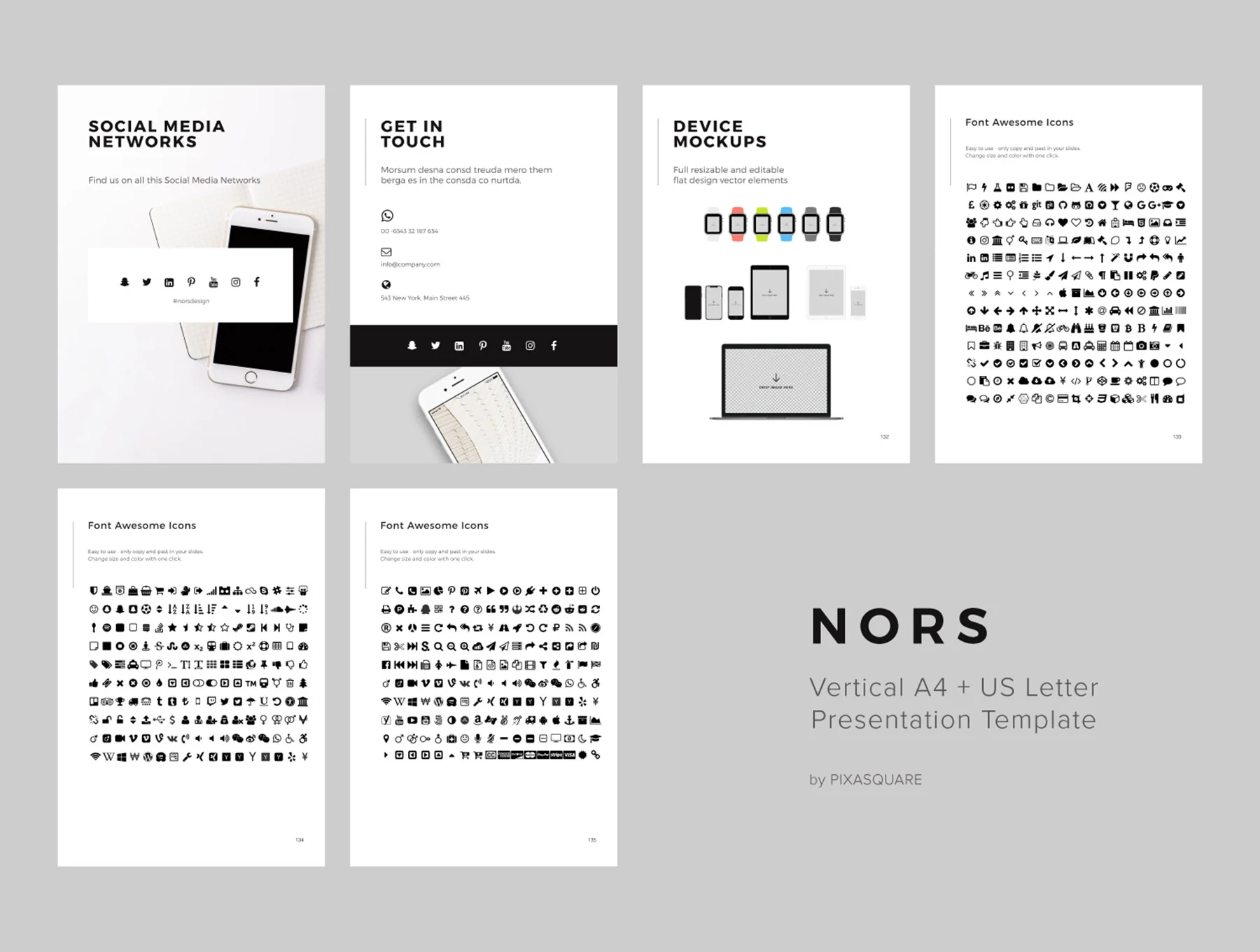 NORS - Vertical Powerpoint + 20 Photos 8