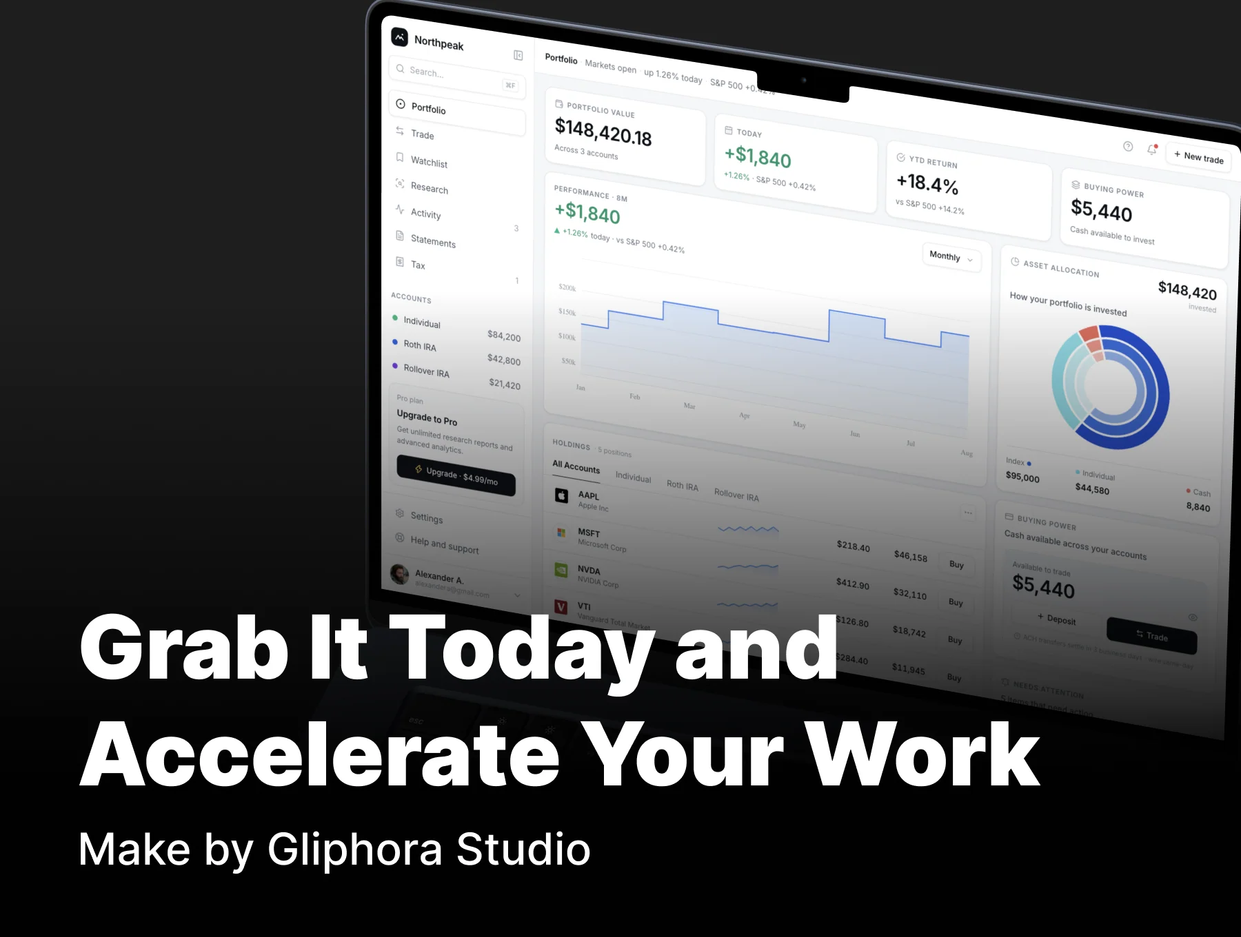 Northpeak - Investment and Trading Dashboard 6
