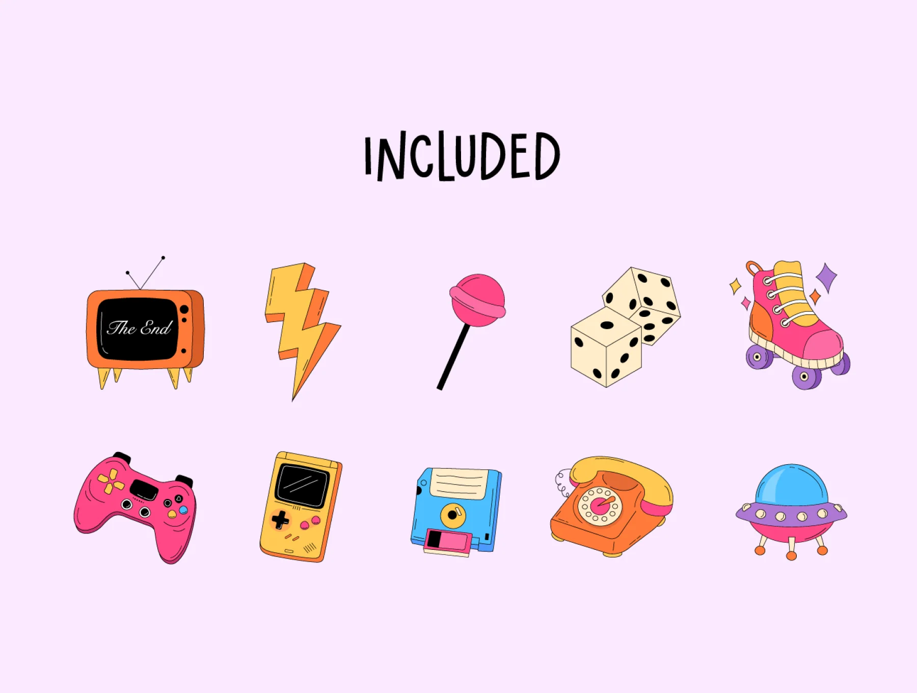 Nostalgic Retro Illustrations 2