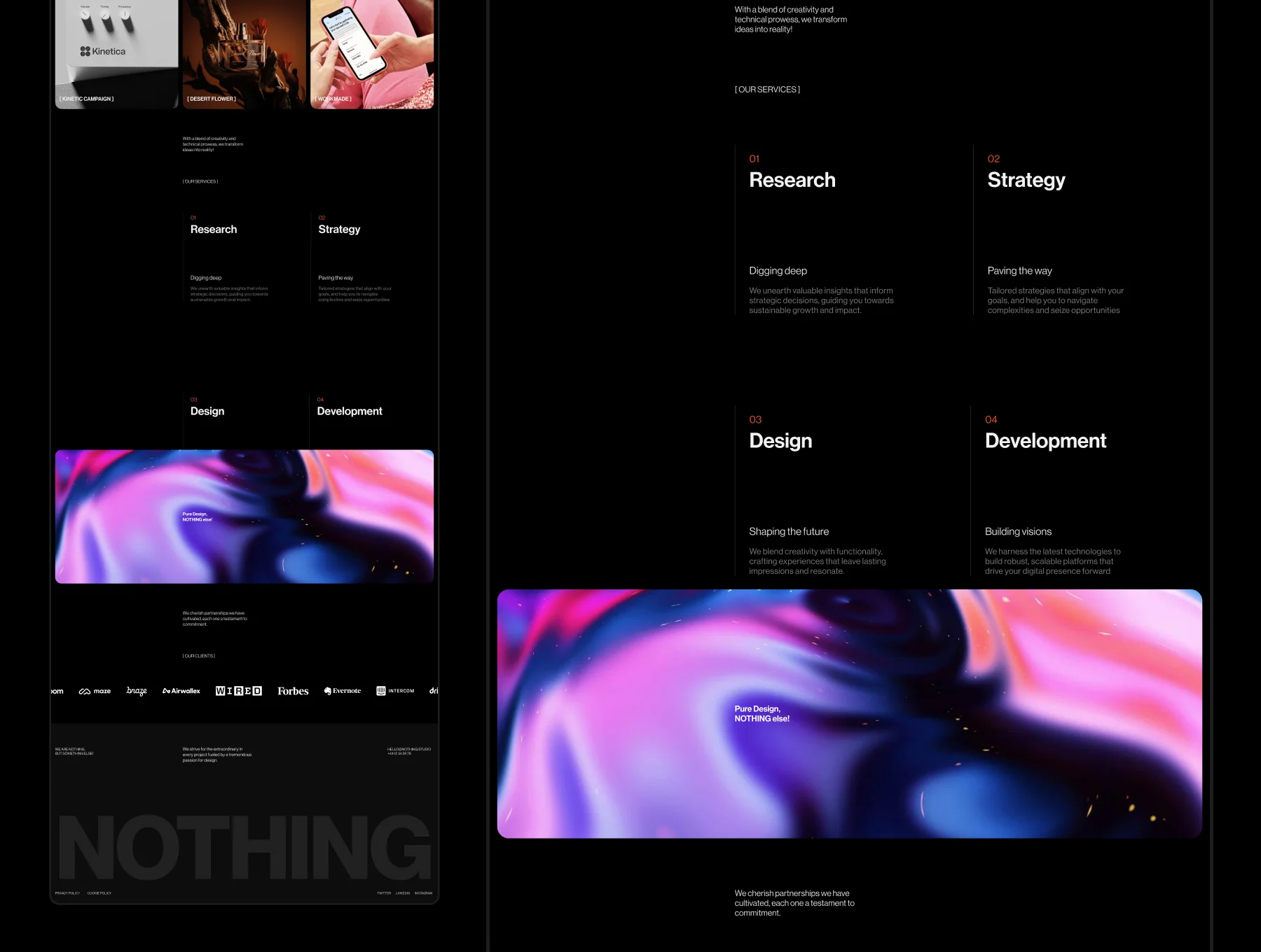 Nothing Studio - Dynamic Framer Template 3