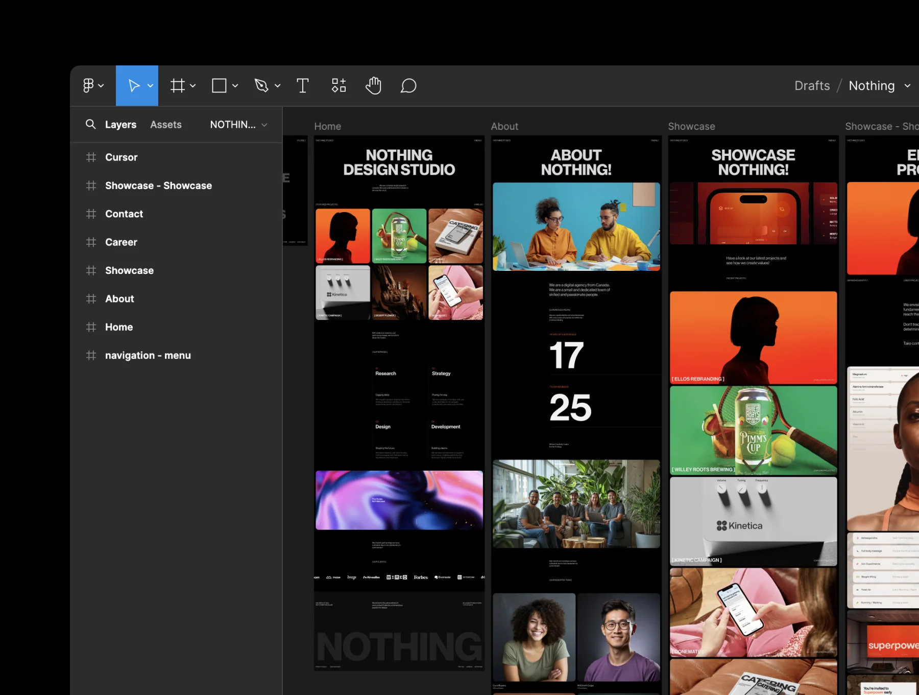 Nothing Studio - Dynamic Framer Template 4