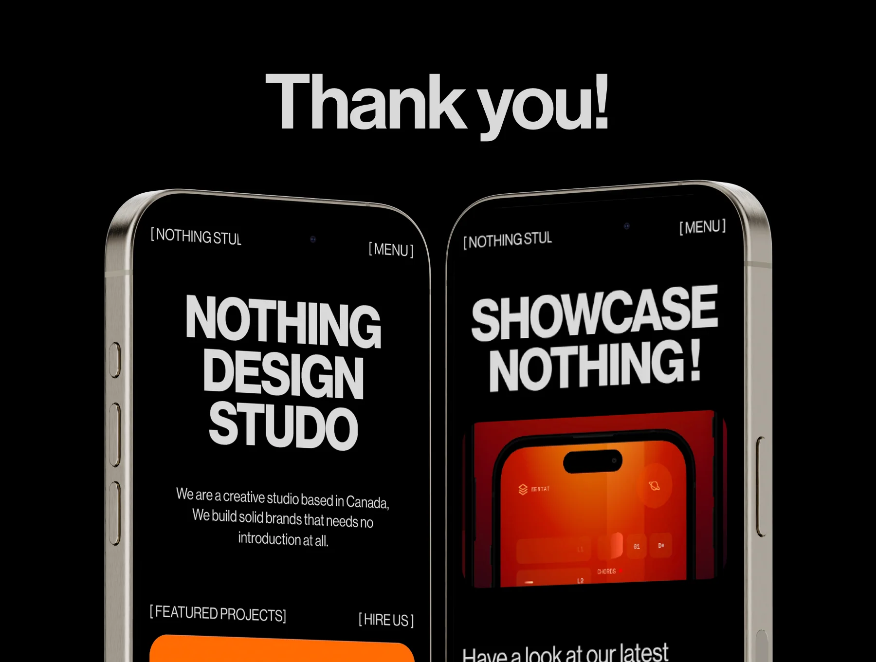 Nothing Studio - Dynamic Framer Template 6