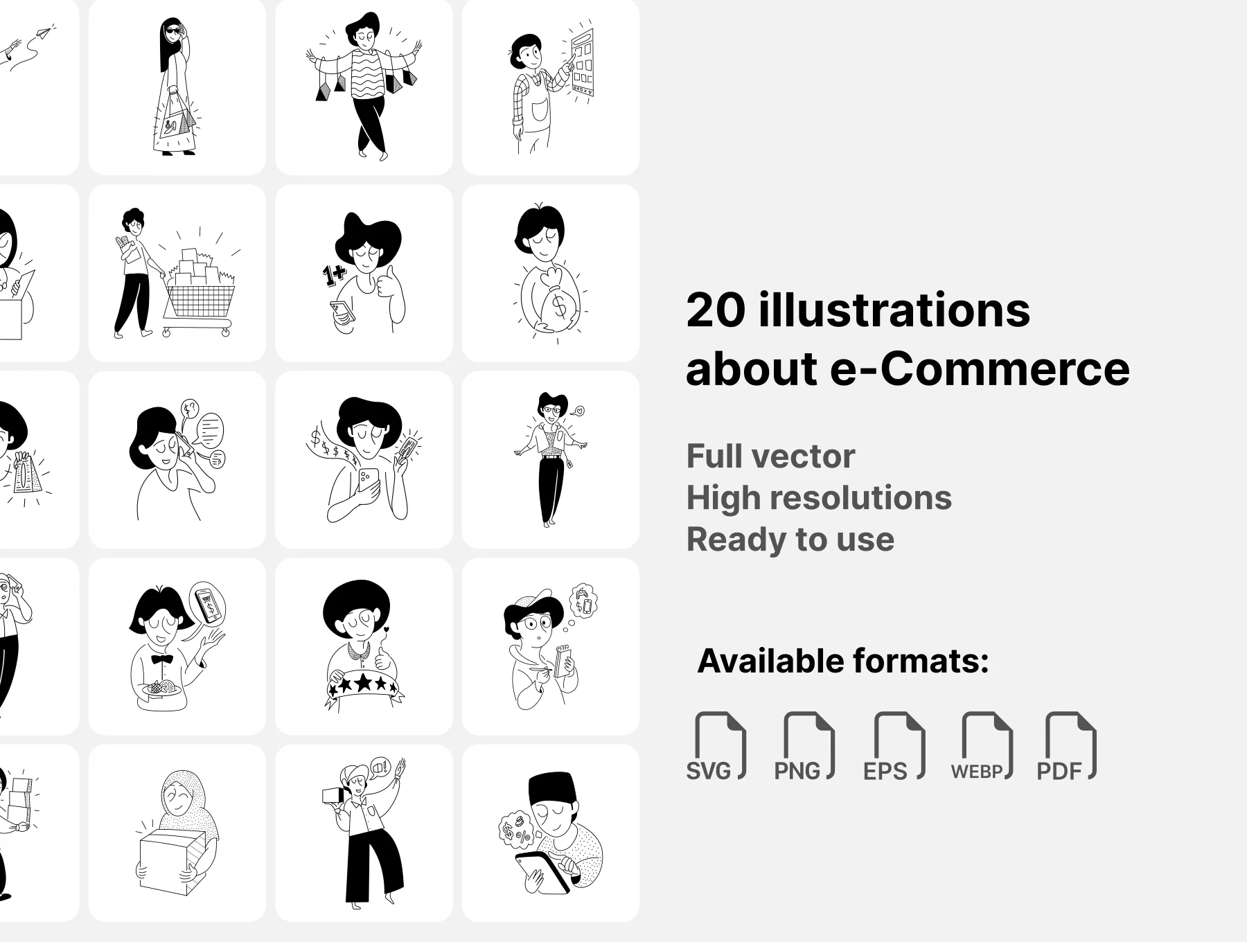Notion Illustrations - eCommerce Club 2