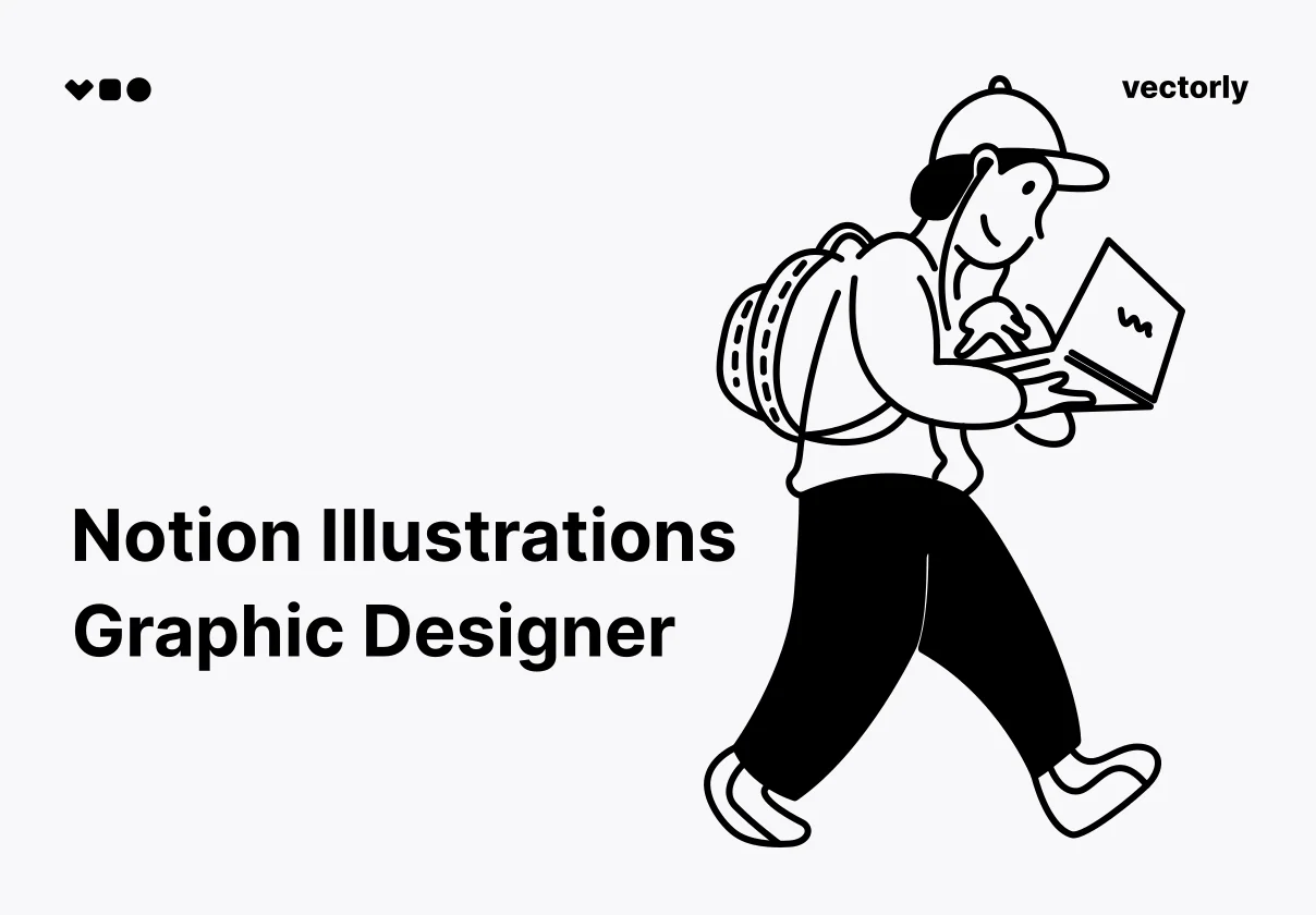 Notion Illustrations - Graphic Designer