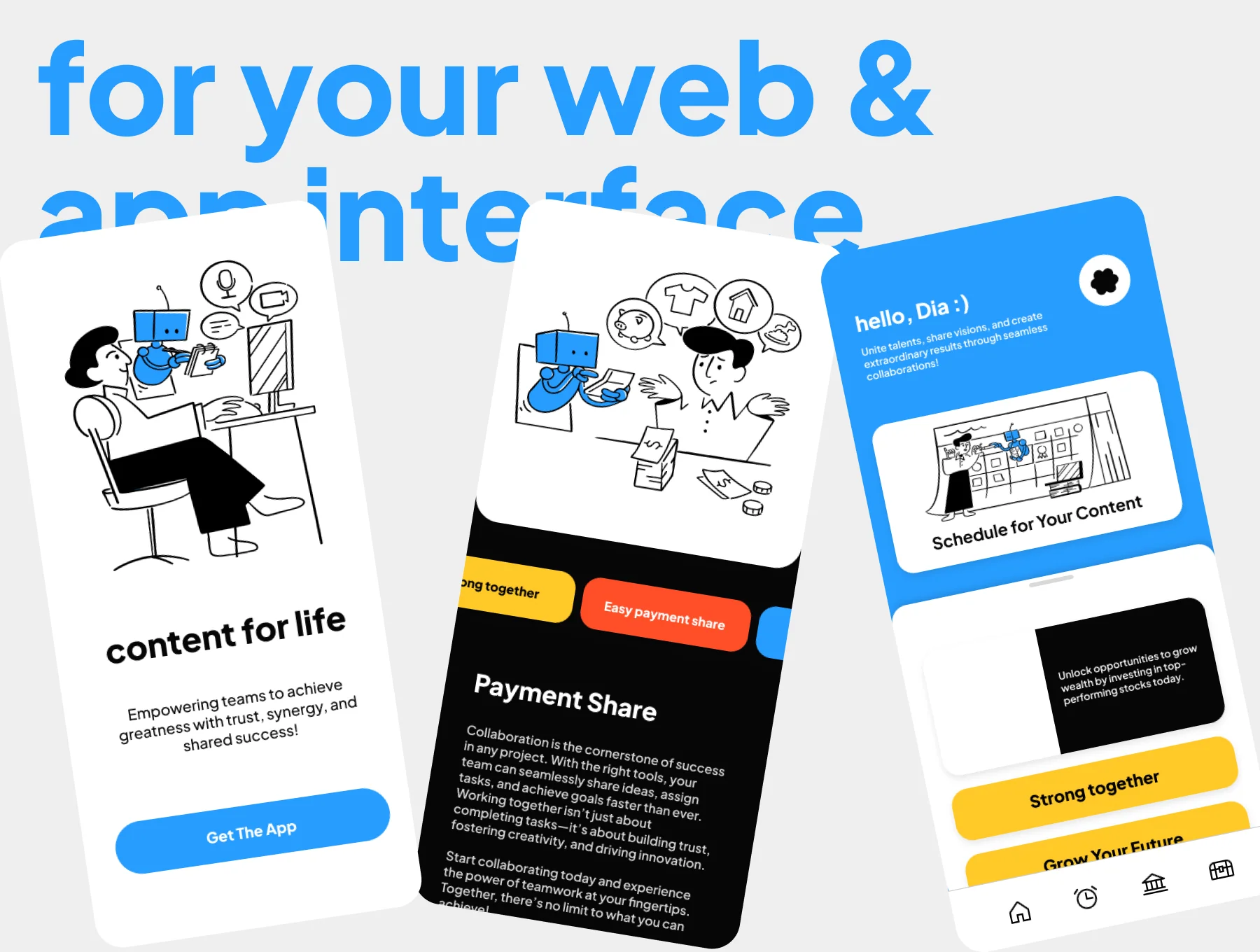 Notion Style Human & AI Illustrations 4