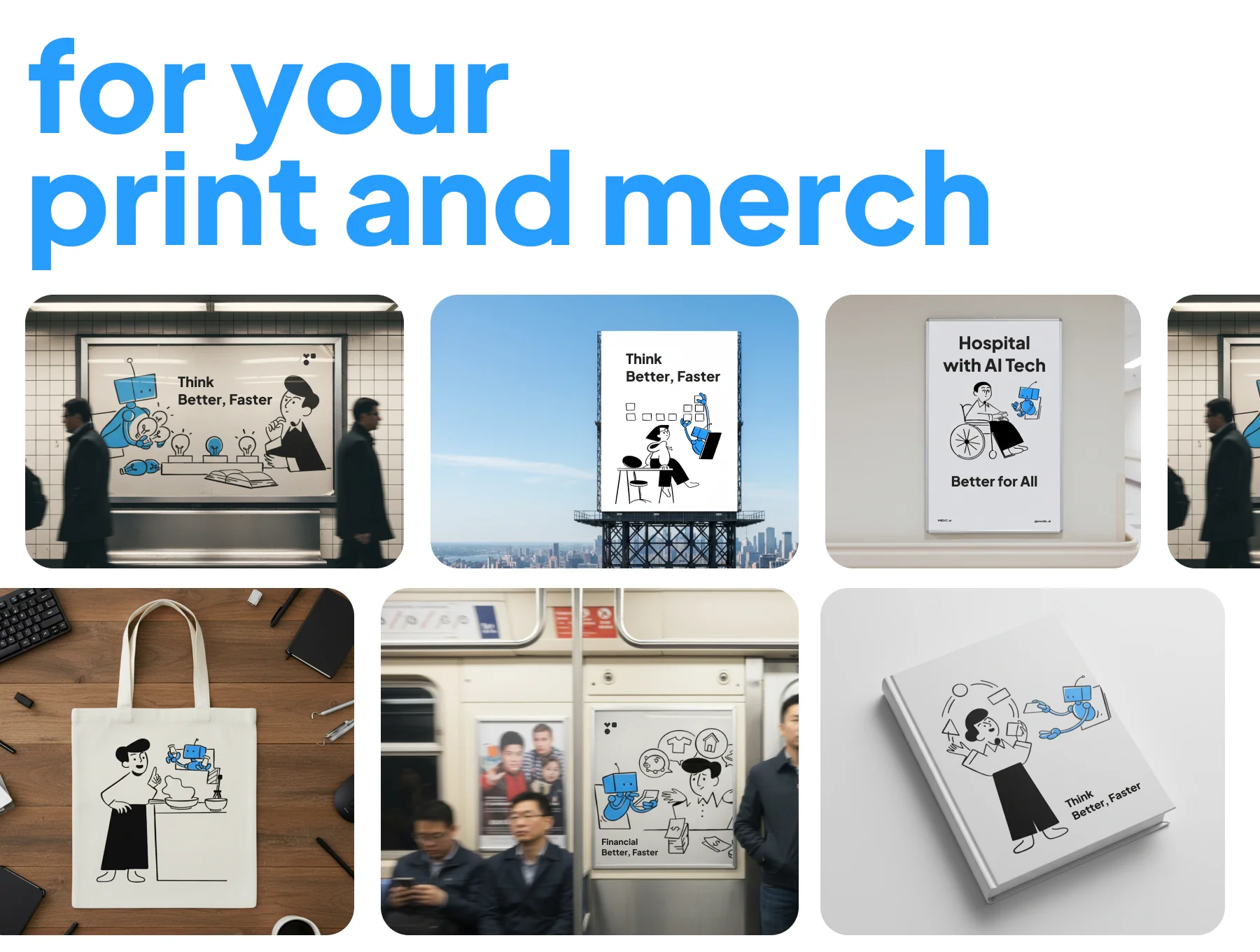 Notion Style Human & AI Illustrations 6
