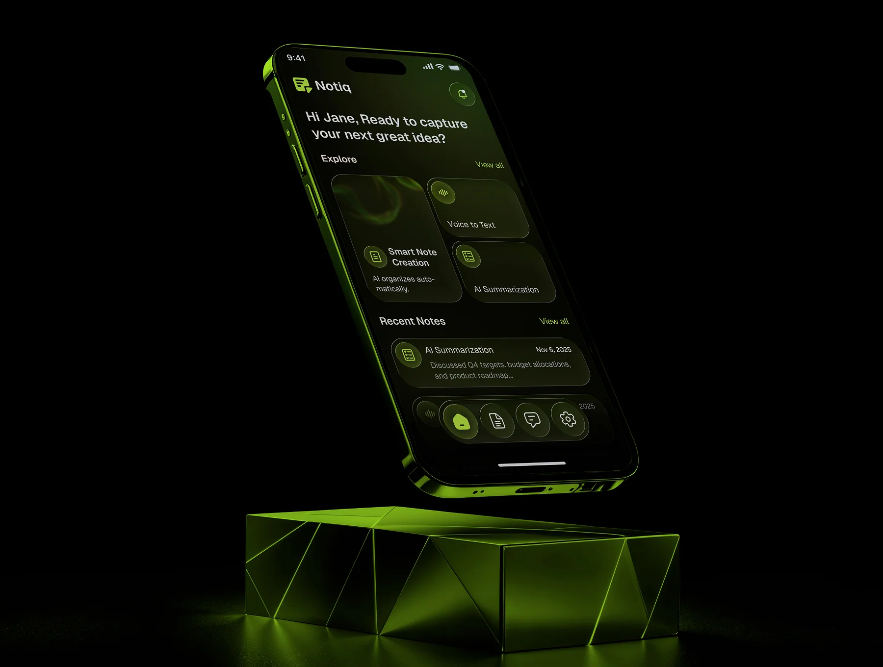 Notiq - Note Taker App UI Kit 8