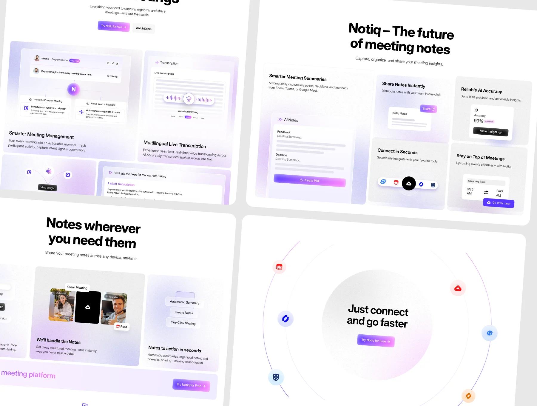 Notiq - SAAS Website 2