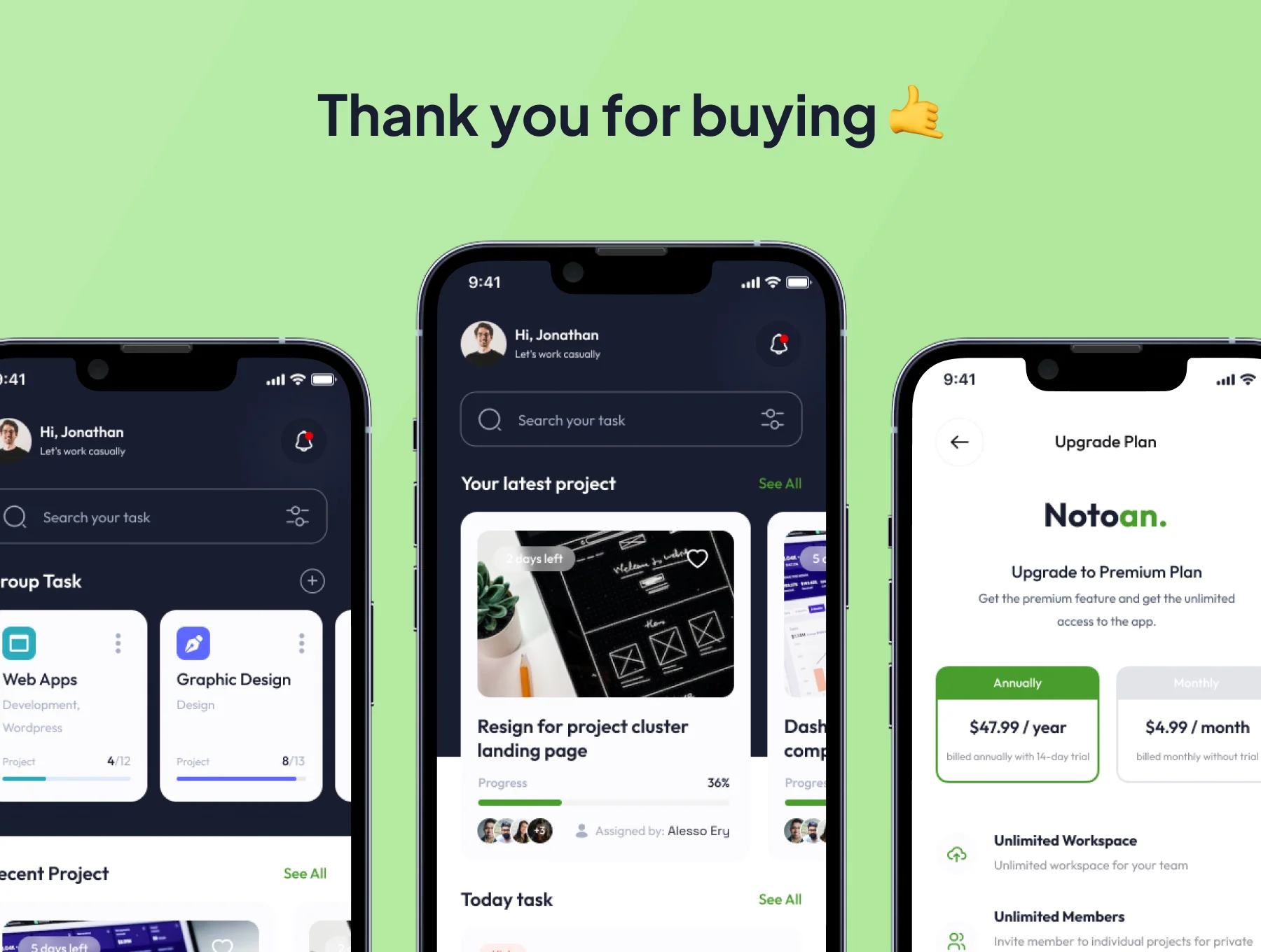 Notoan - Project Management App Ui Kits 6