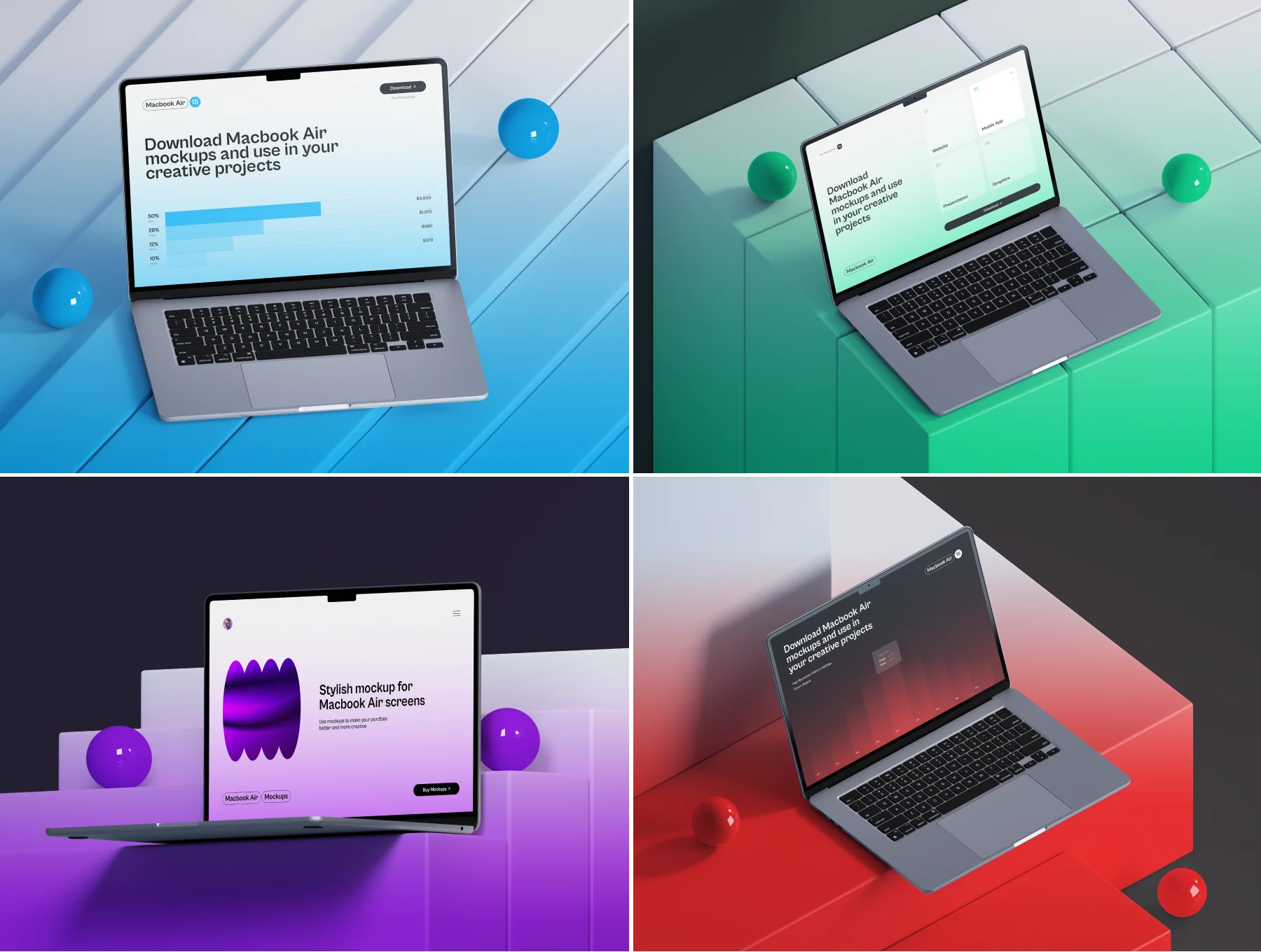 Notsy - Macbook Air Mockups Part.1 4