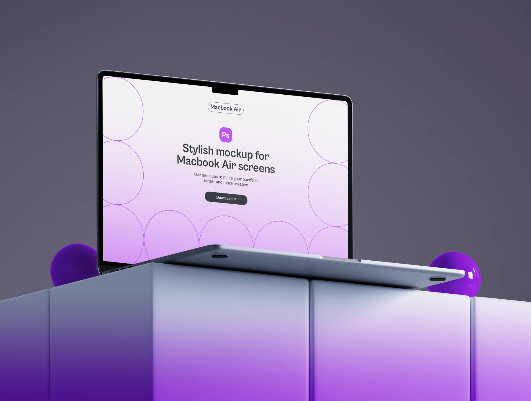 Notsy - Macbook Air Mockups Part.1 8