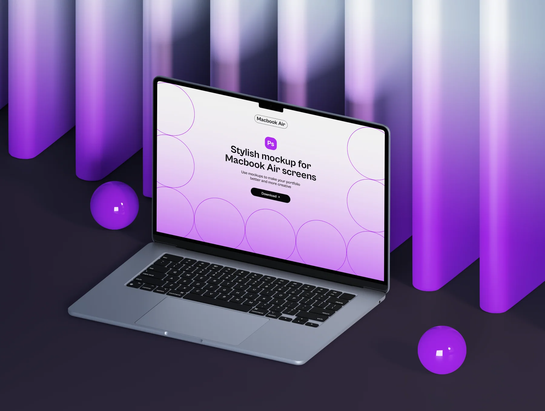 Notsy - Macbook Air Mockups Part.2 8