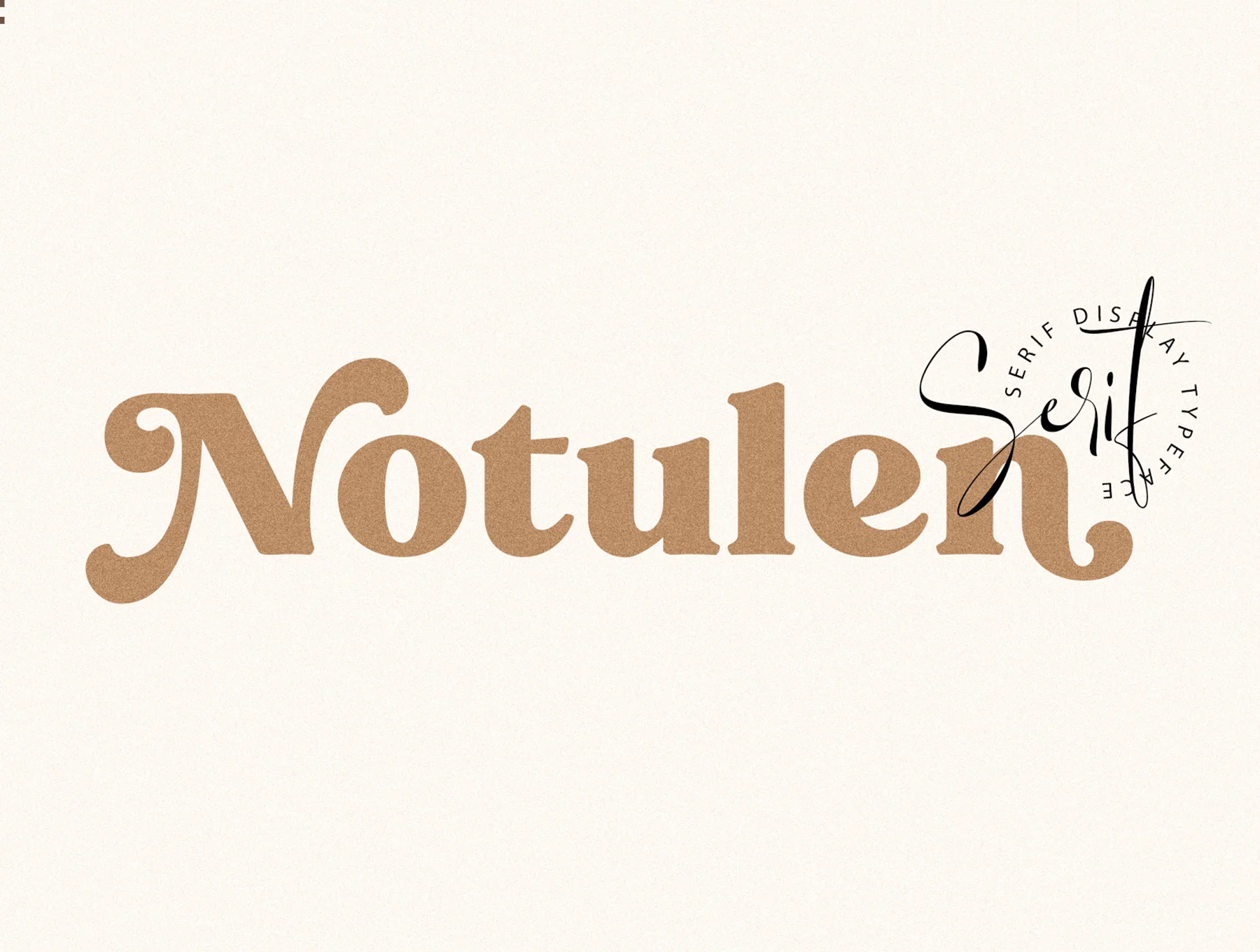 Notulen Display - Extra Bold