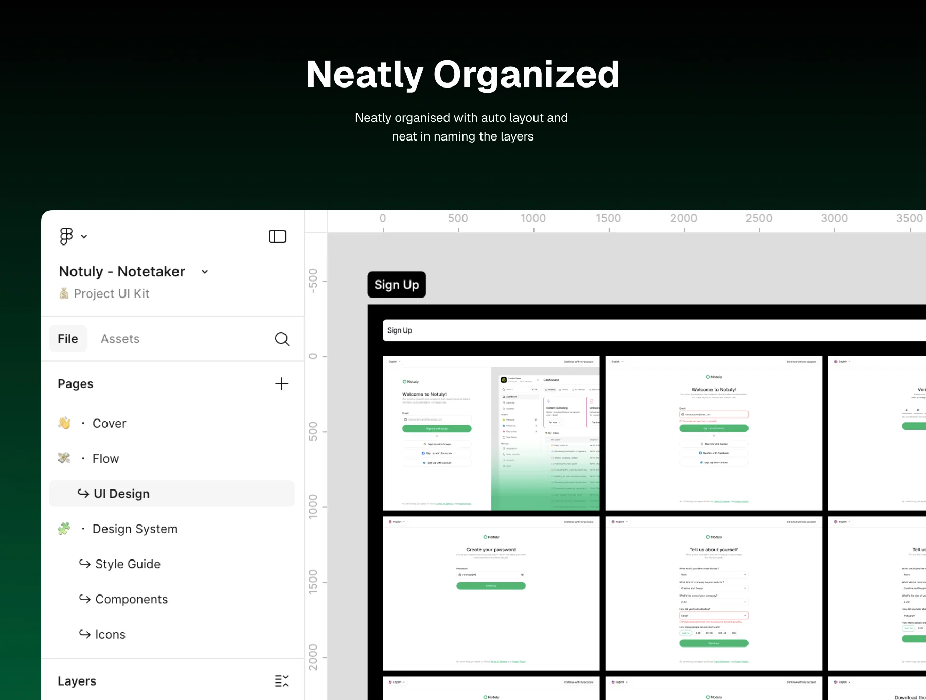 Notuly – AI Notetaker Dashboard UI Kit 4