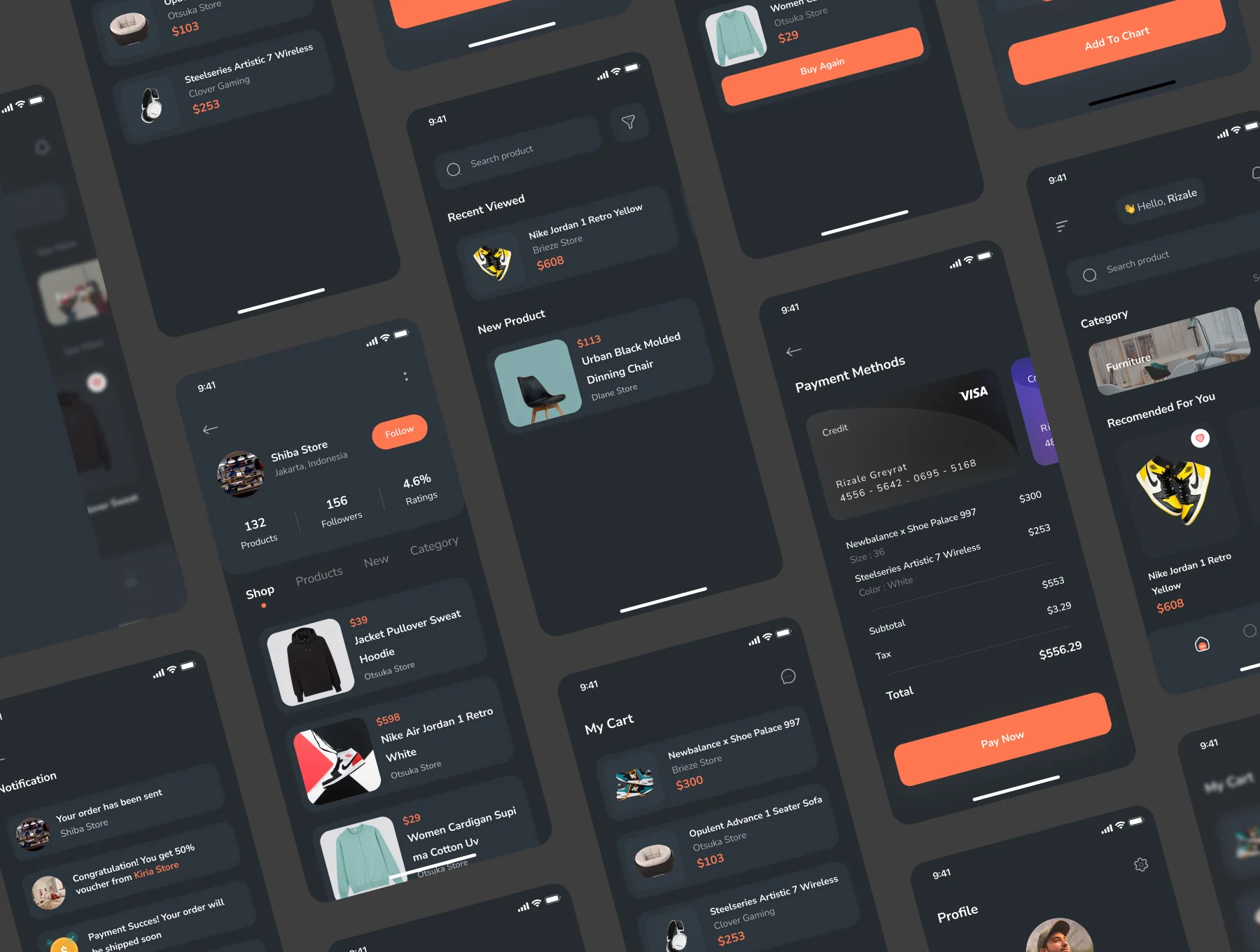 Nova - E commerence Mobile App Kit 6