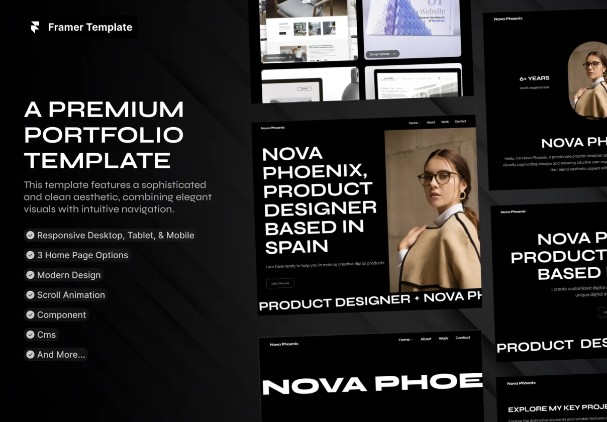 Nova Phoenix - Personal Portfolio Template