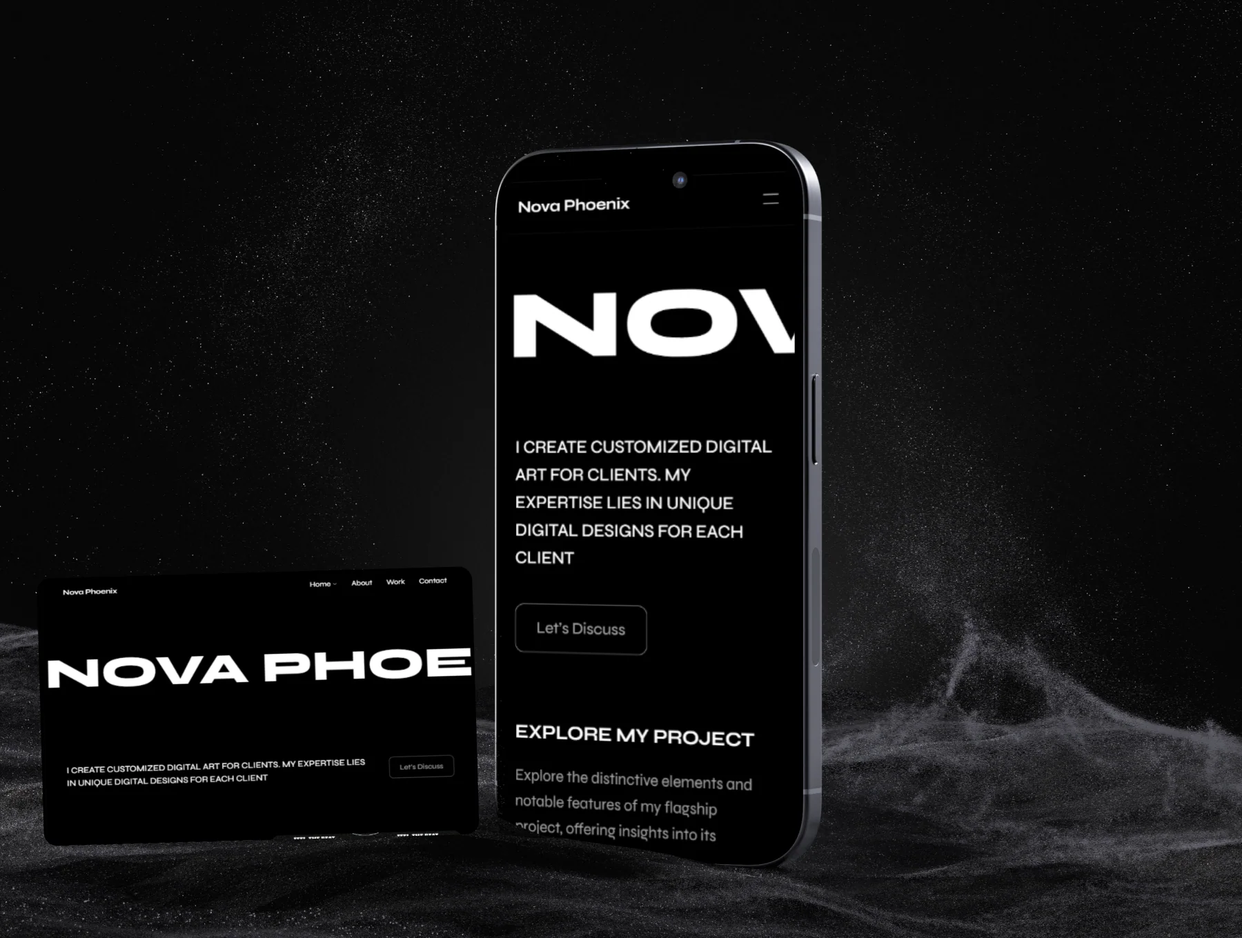 Nova Phoenix - Personal Portfolio Template 4
