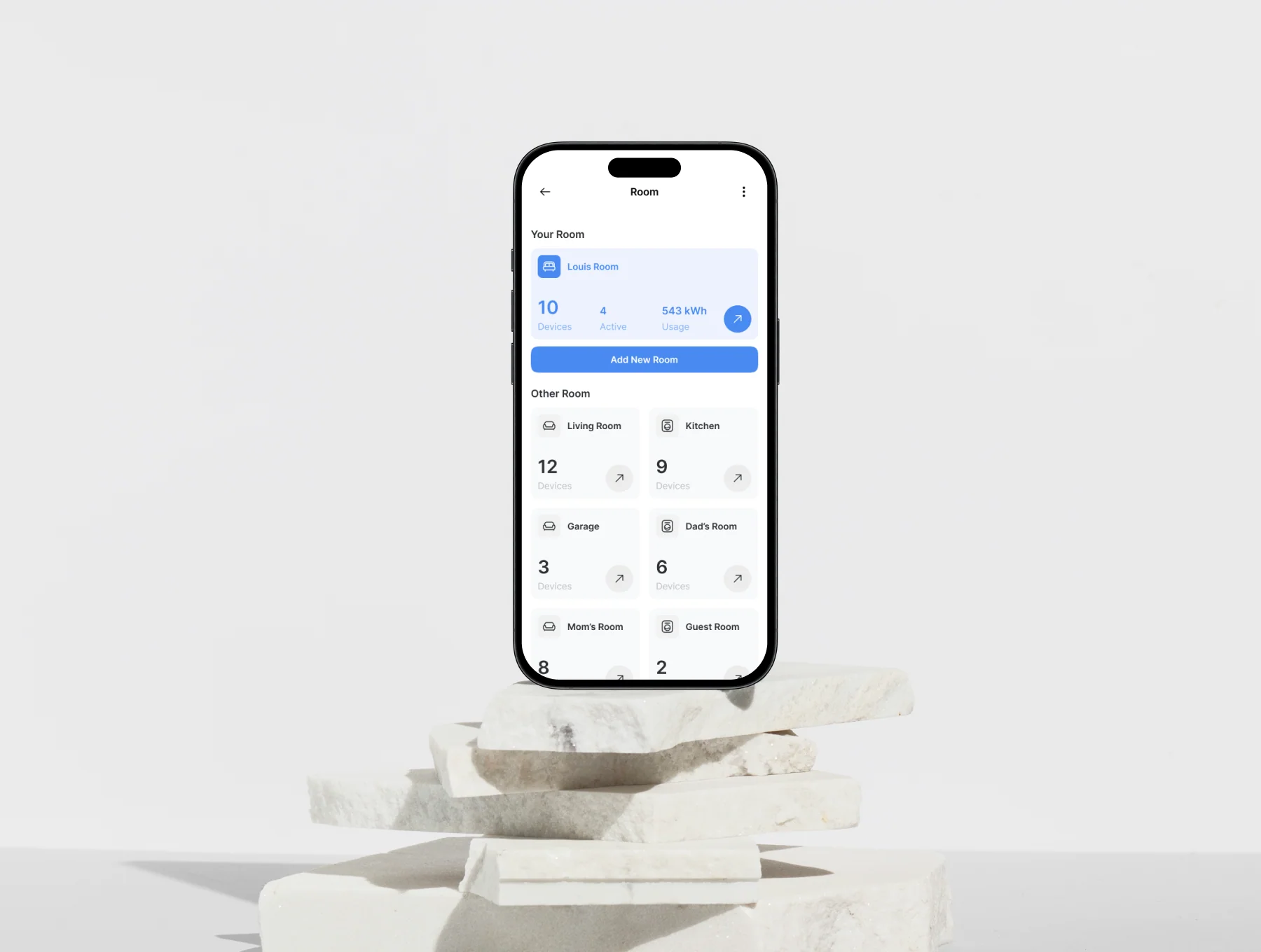 Nova - Smart Home Mobile App UI KIT 2