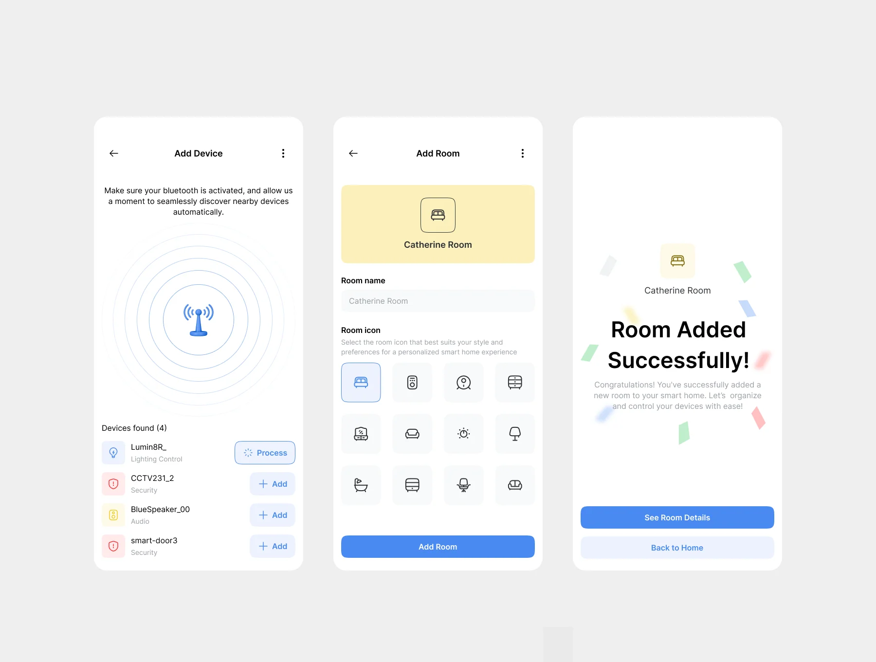 Nova - Smart Home Mobile App UI KIT 5
