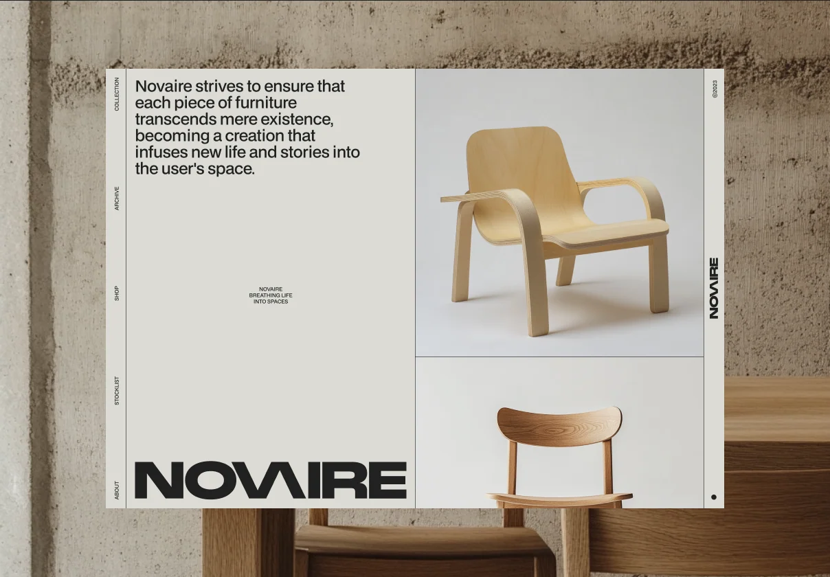 NOVAIRE - Figma website template