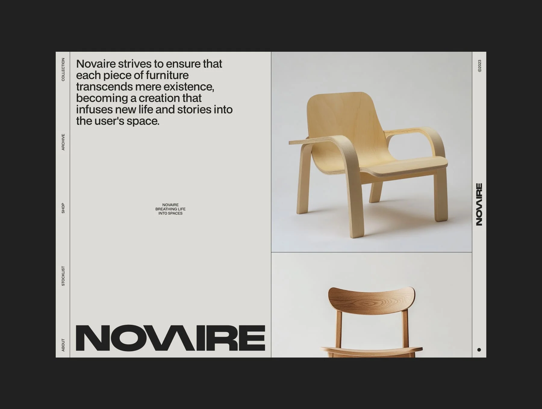 NOVAIRE - Figma website template